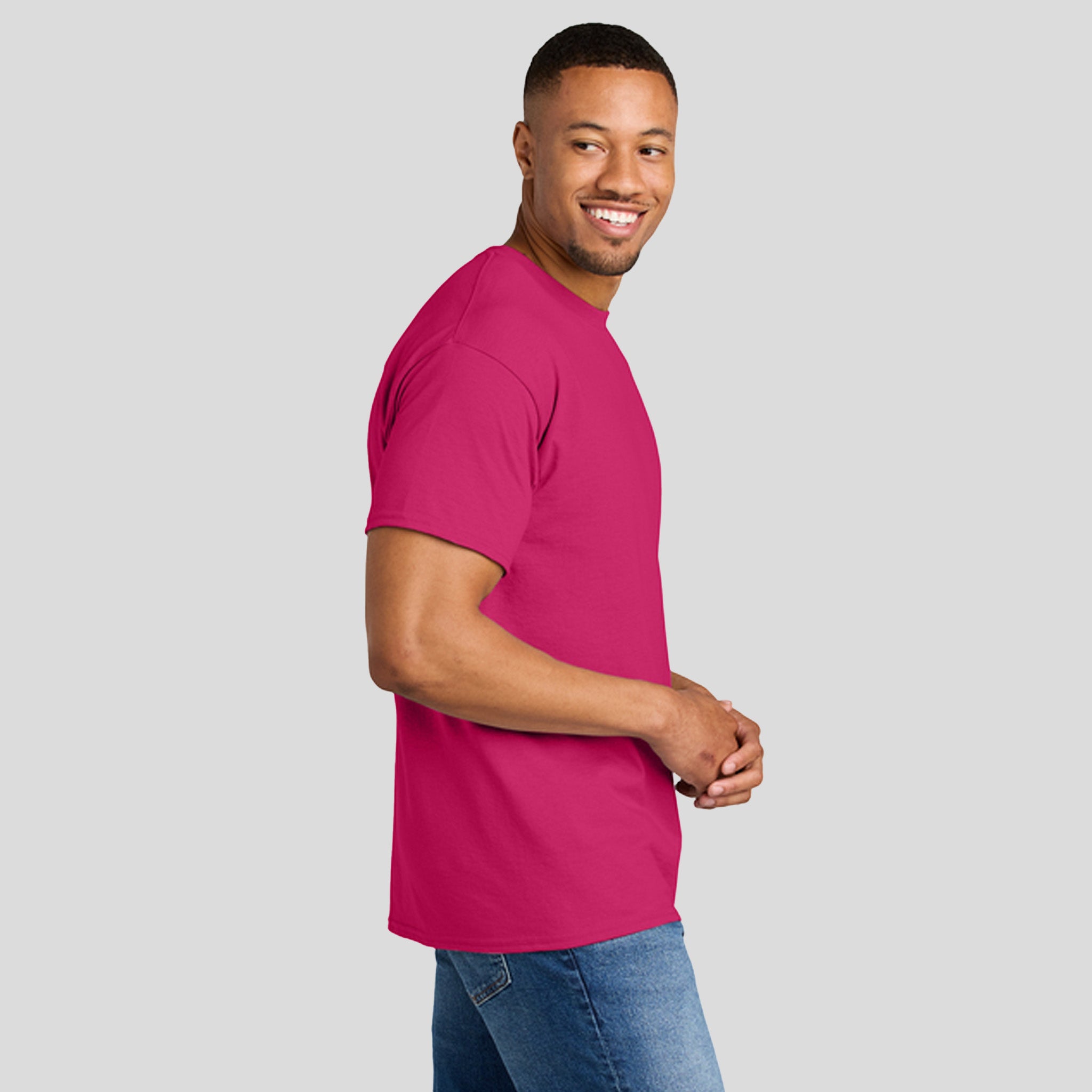 Gildan® DryBlend® 50 Cotton/50 Poly T-Shirt | Heliconia