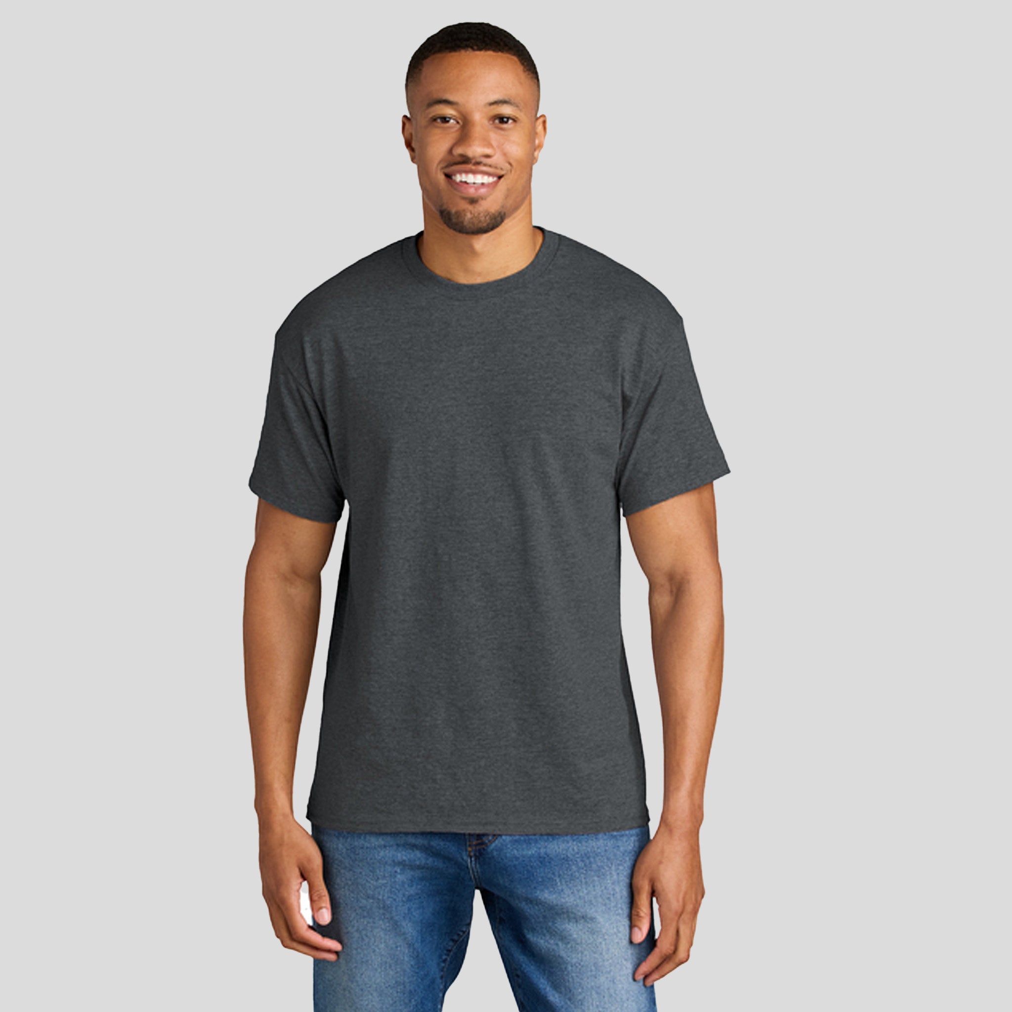 Gildan® DryBlend® 50 Cotton/50 Poly T-Shirt | Dark Heather