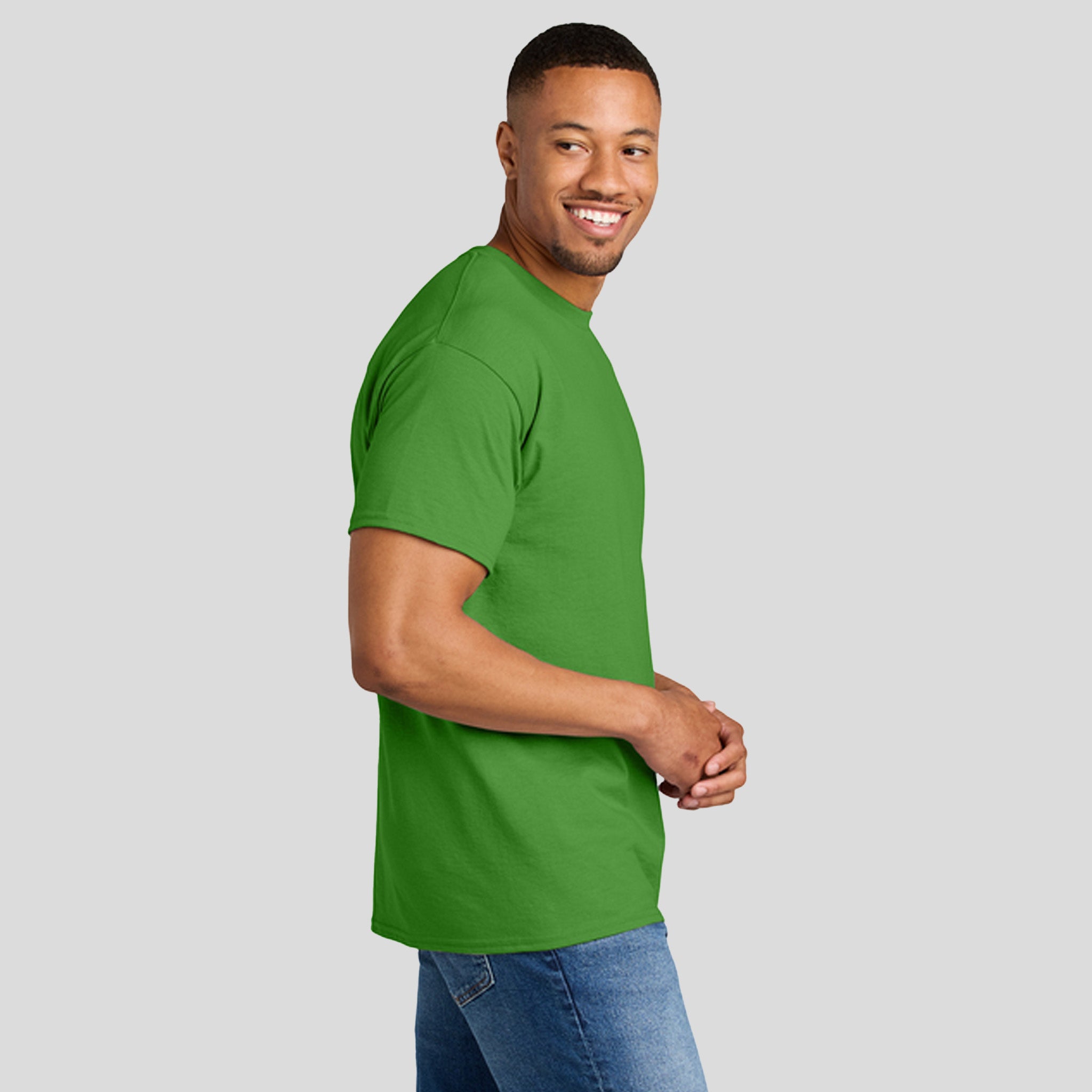 Gildan® DryBlend® 50 Cotton/50 Poly T-Shirt | Electric Green