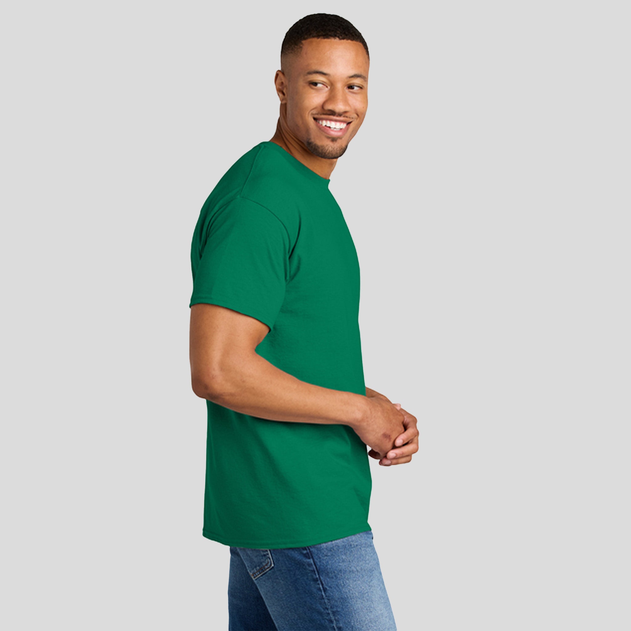 Gildan® DryBlend® 50 Cotton/50 Poly T-Shirt | Kelly Green