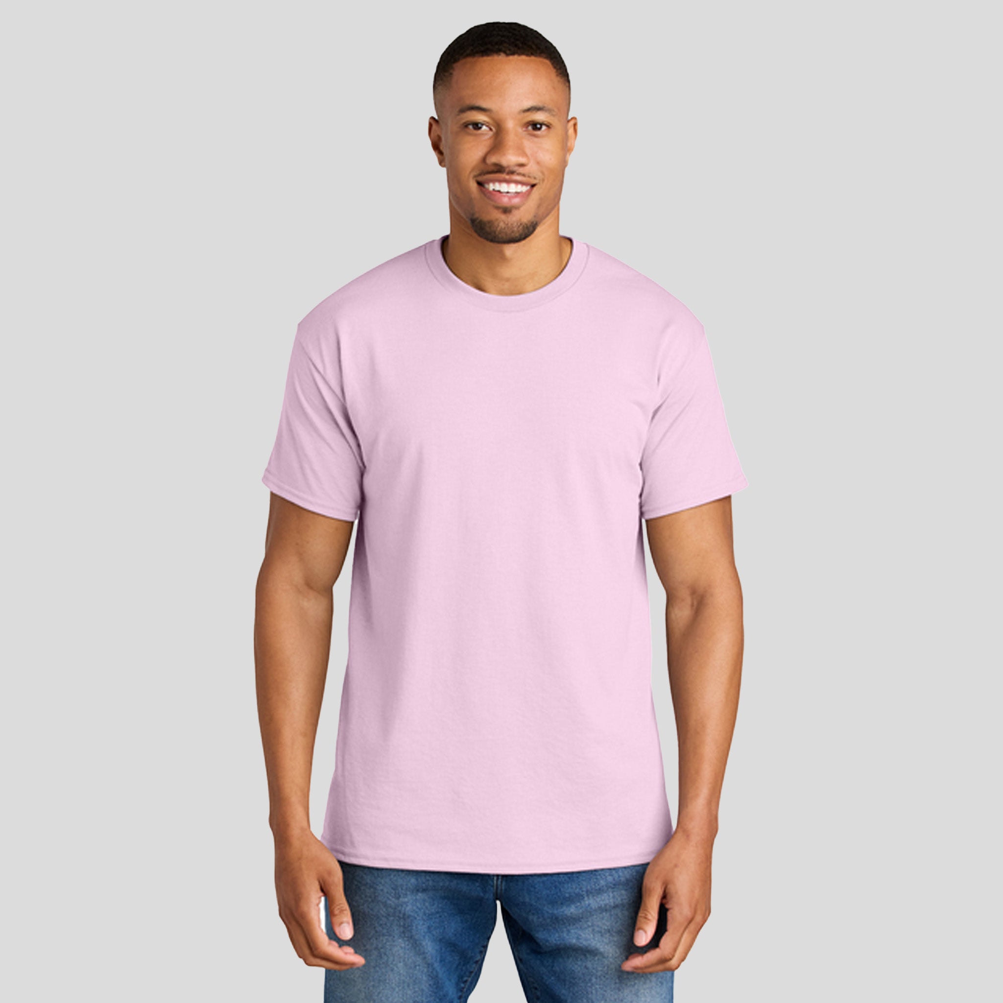 Gildan® DryBlend® 50 Cotton/50 Poly T-Shirt | Light Pink