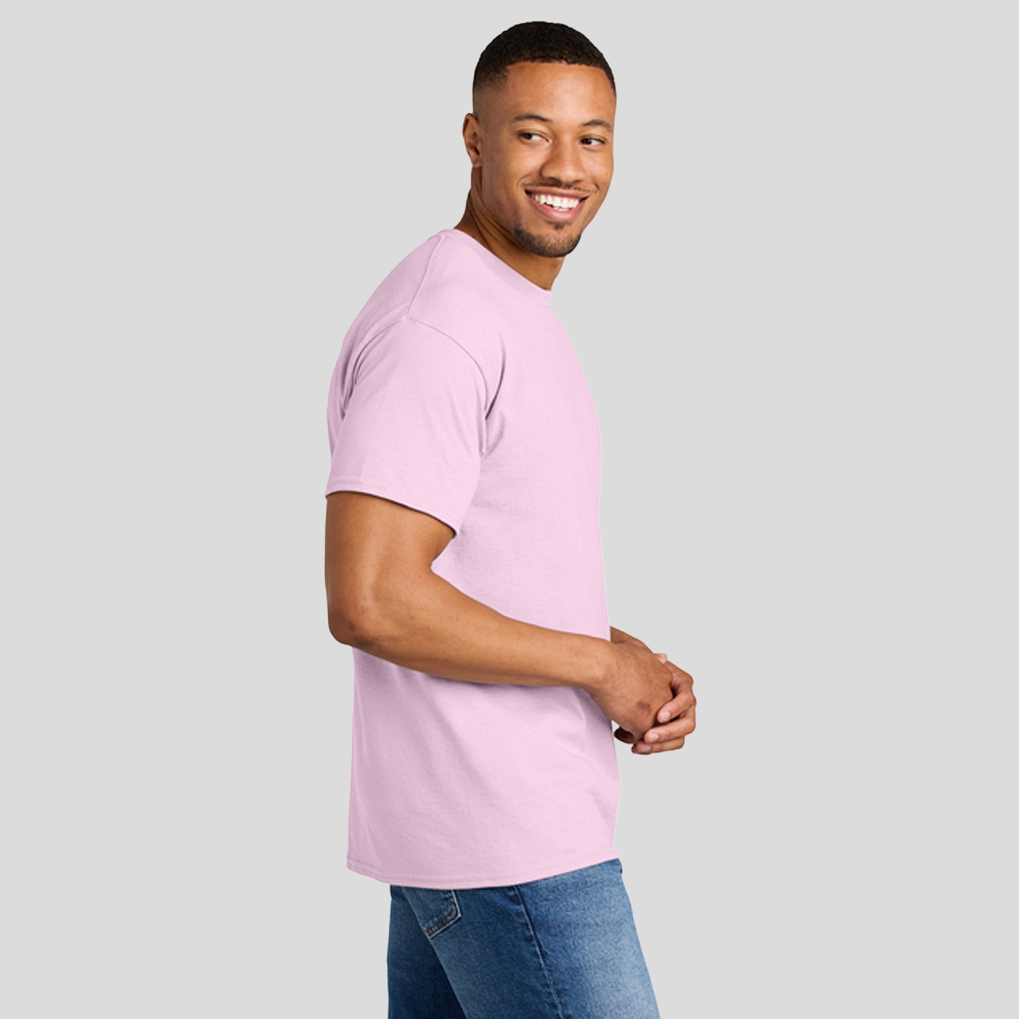 Gildan® DryBlend® 50 Cotton/50 Poly T-Shirt | Light Pink