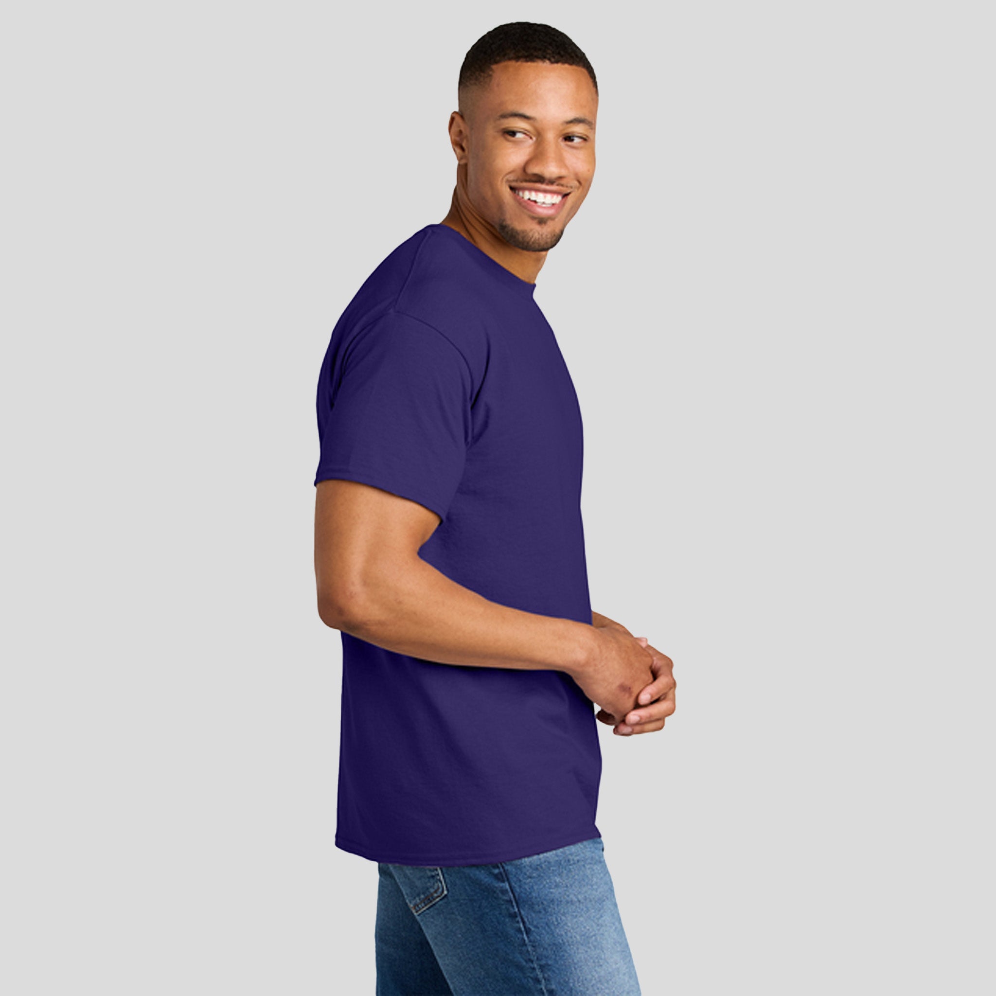 Gildan® DryBlend® 50 Cotton/50 Poly T-Shirt | Purple