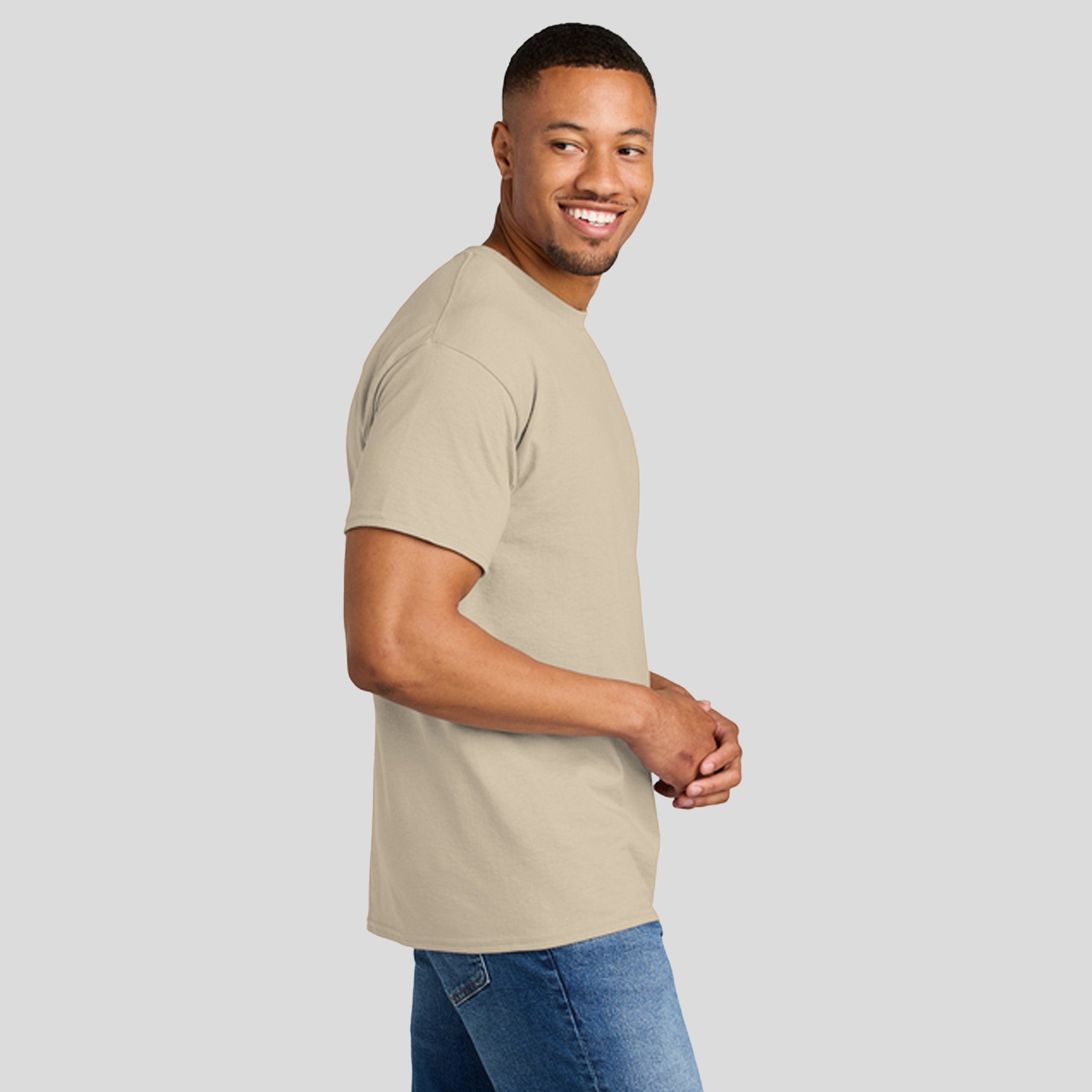 Gildan® DryBlend® 50 Cotton/50 Poly T-Shirt | Sand