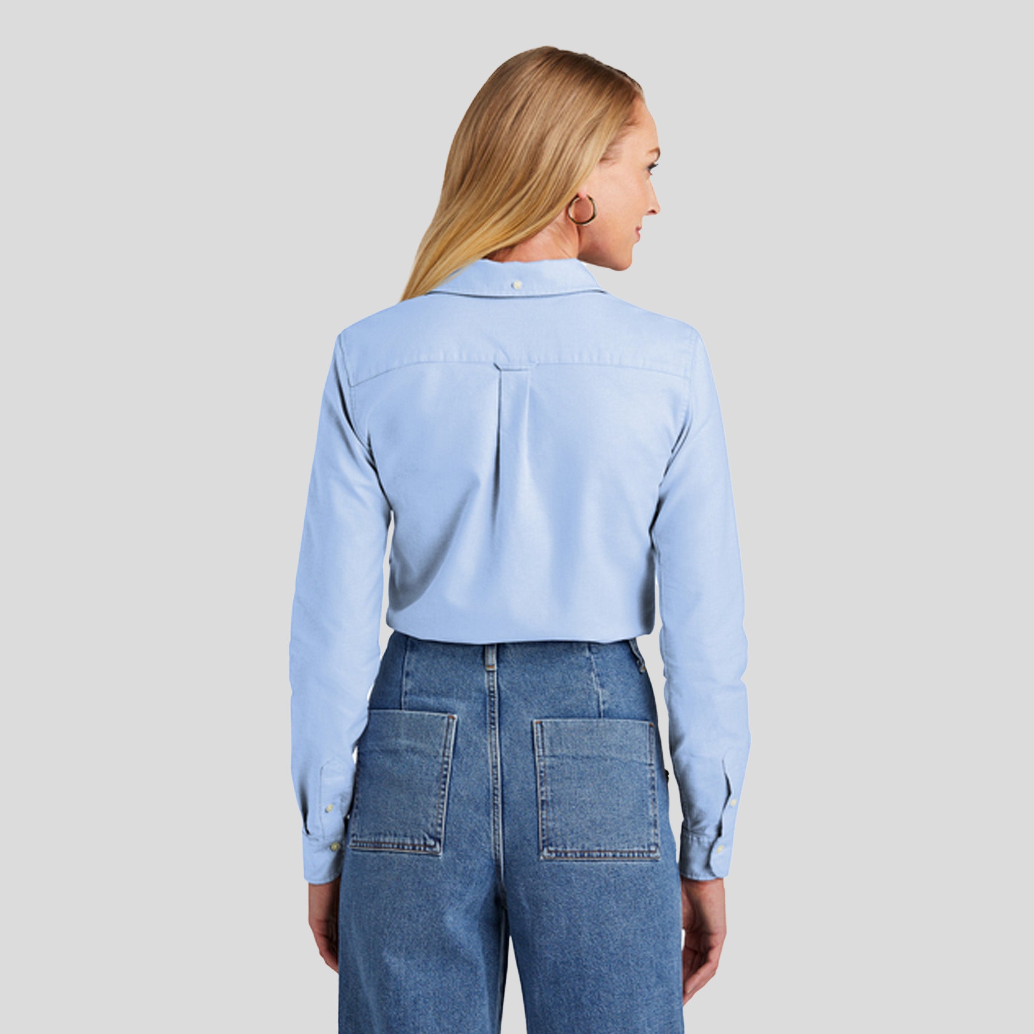 Women’s Casual Oxford Cloth Shirt | Newport Blue