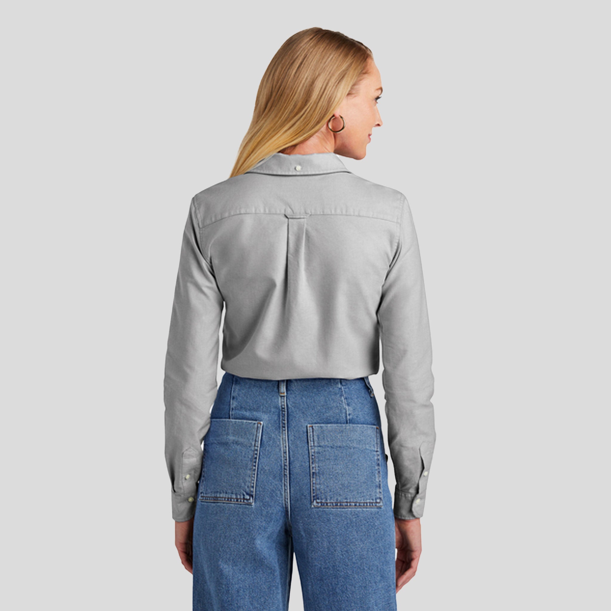 Women’s Casual Oxford Cloth Shirt | Windsor Grey