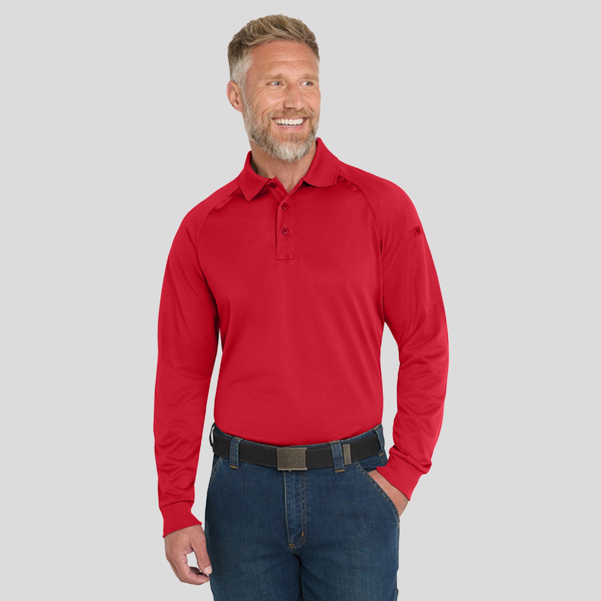 Select Long Sleeve Snag-Proof Tactical Polo | Red