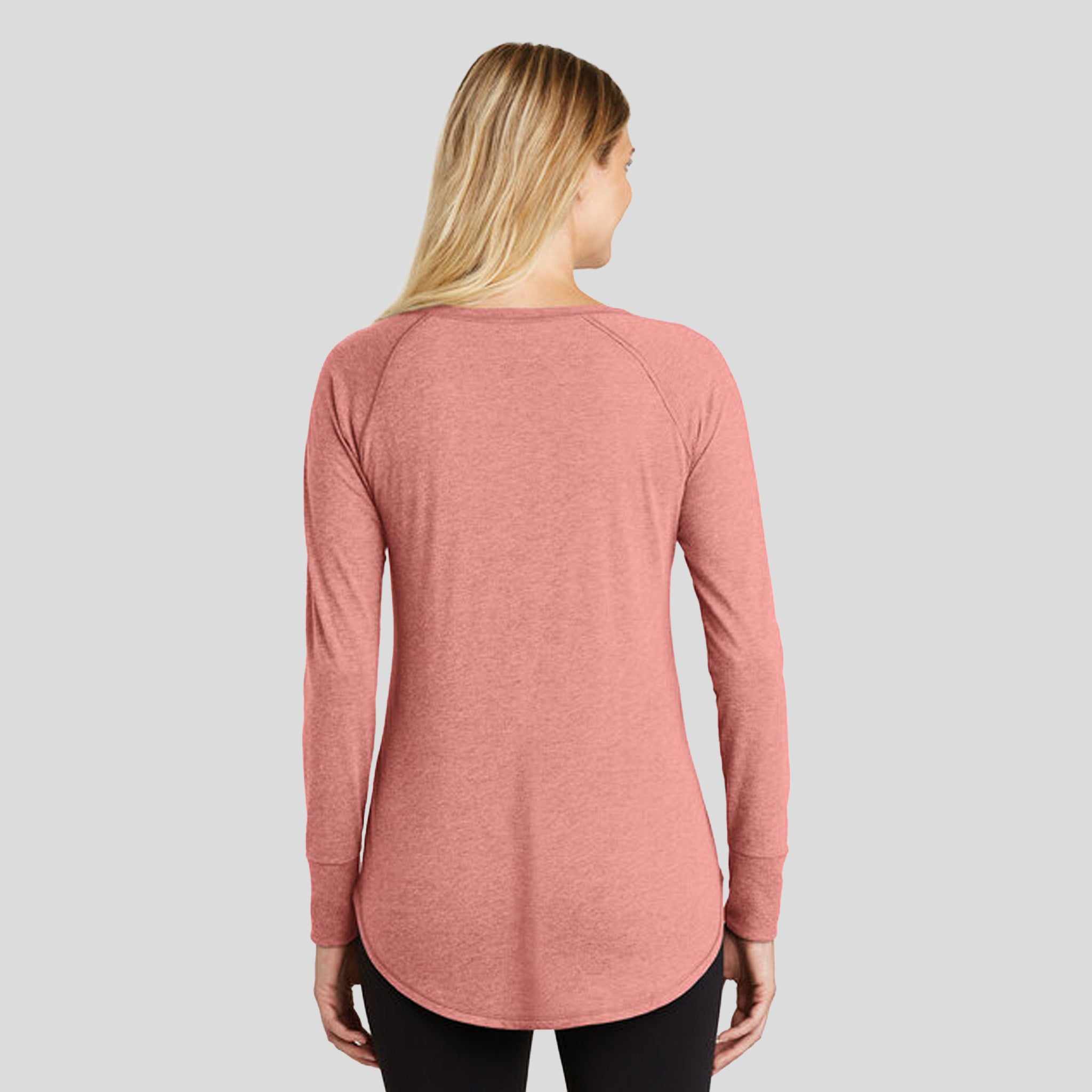 Women’s Perfect Tri ® Long Sleeve Tunic Tee | Blush Frost