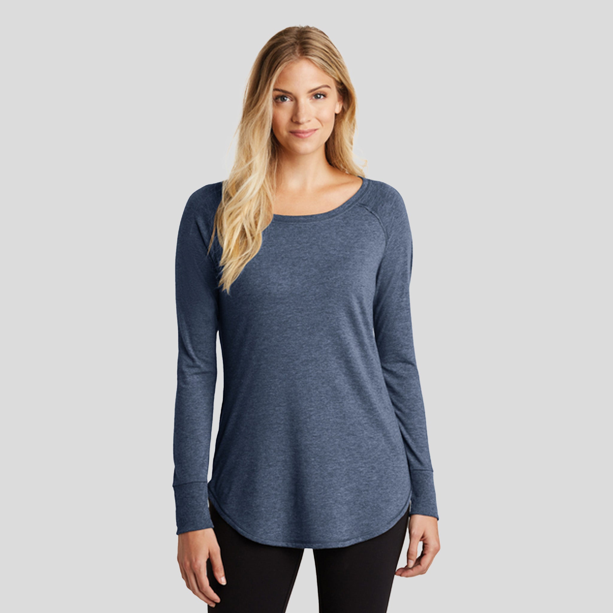 Women’s Perfect Tri ® Long Sleeve Tunic Tee | Navy Frost