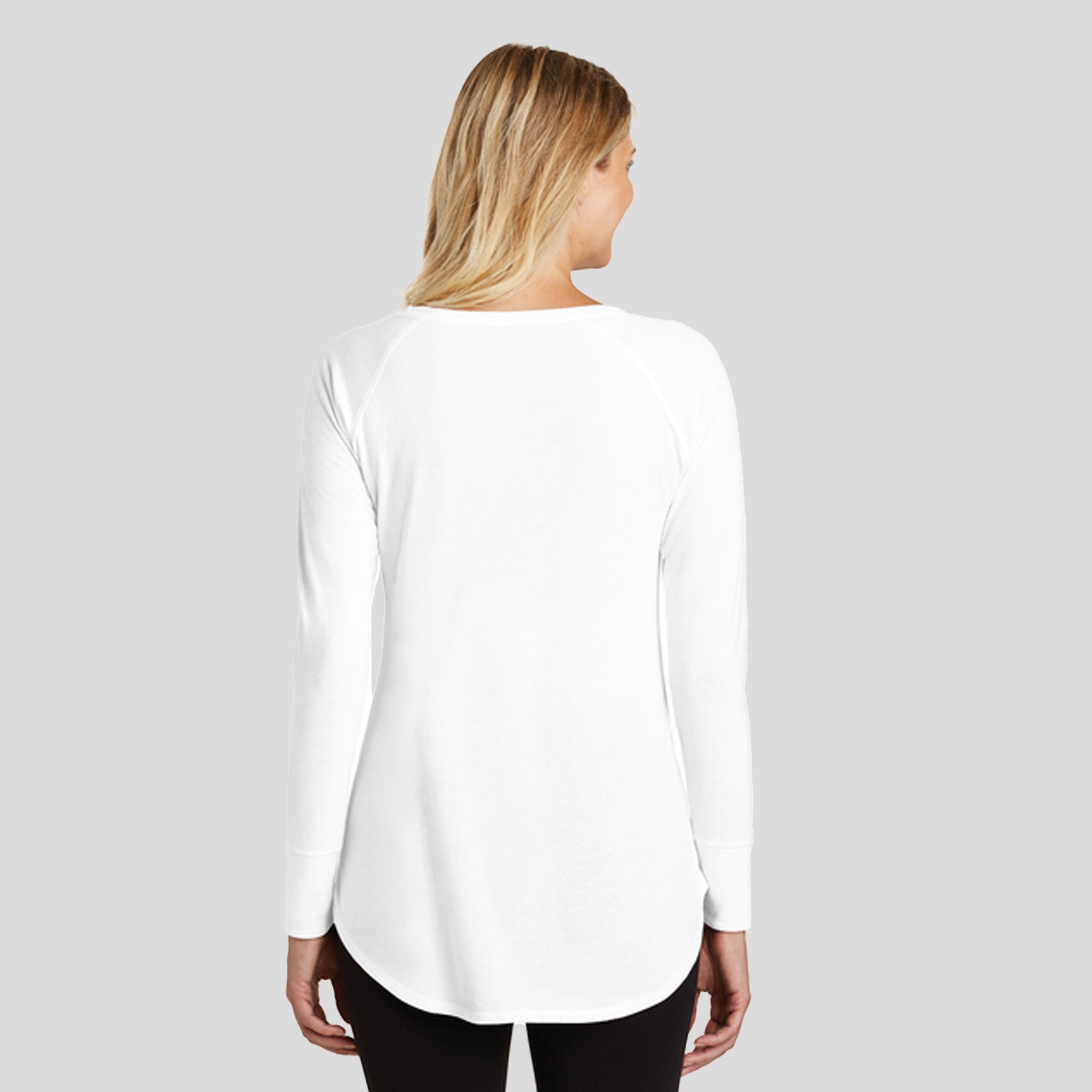 Women’s Perfect Tri ® Long Sleeve Tunic Tee | White