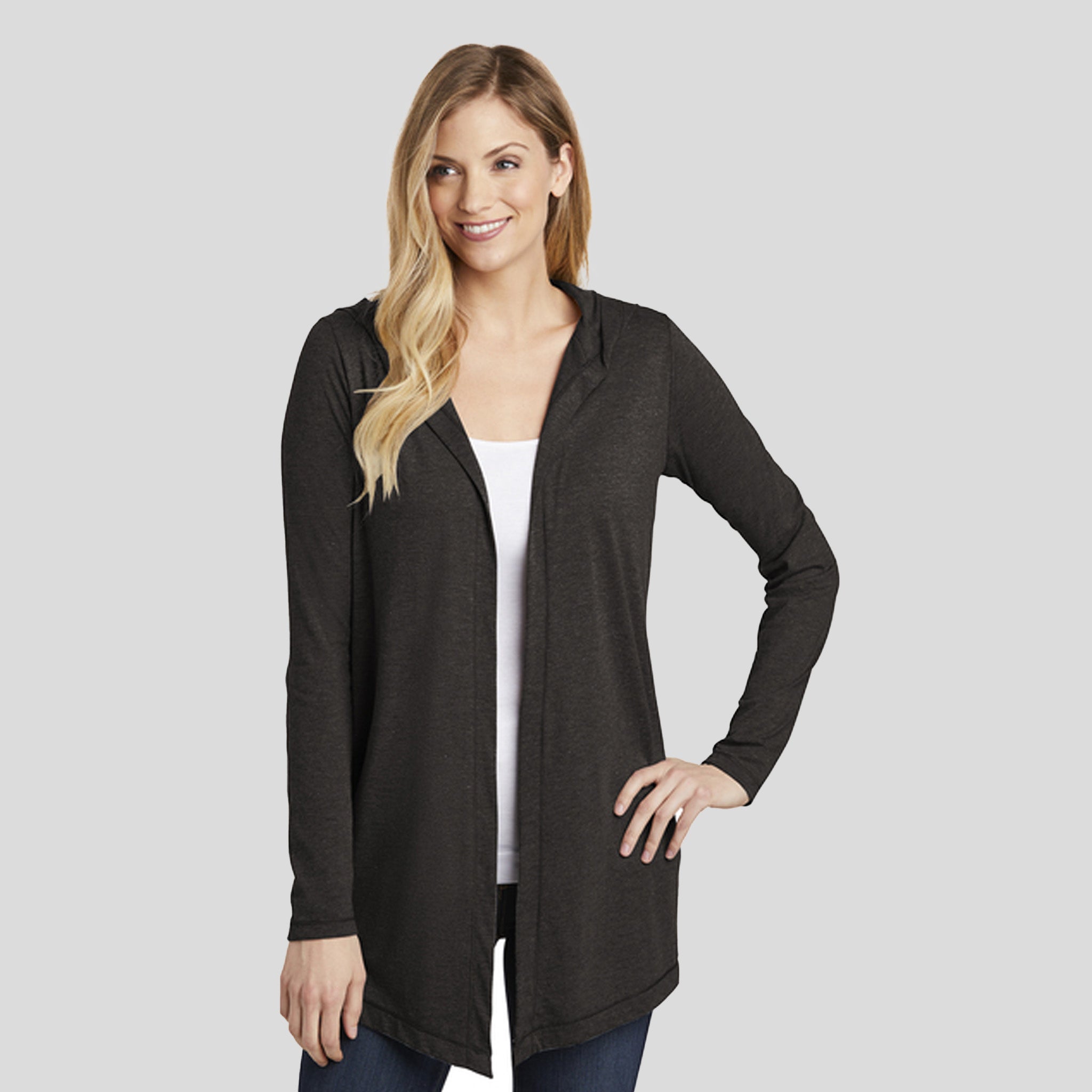 Women’s Perfect Tri ® Hooded Cardigan | Black Frost