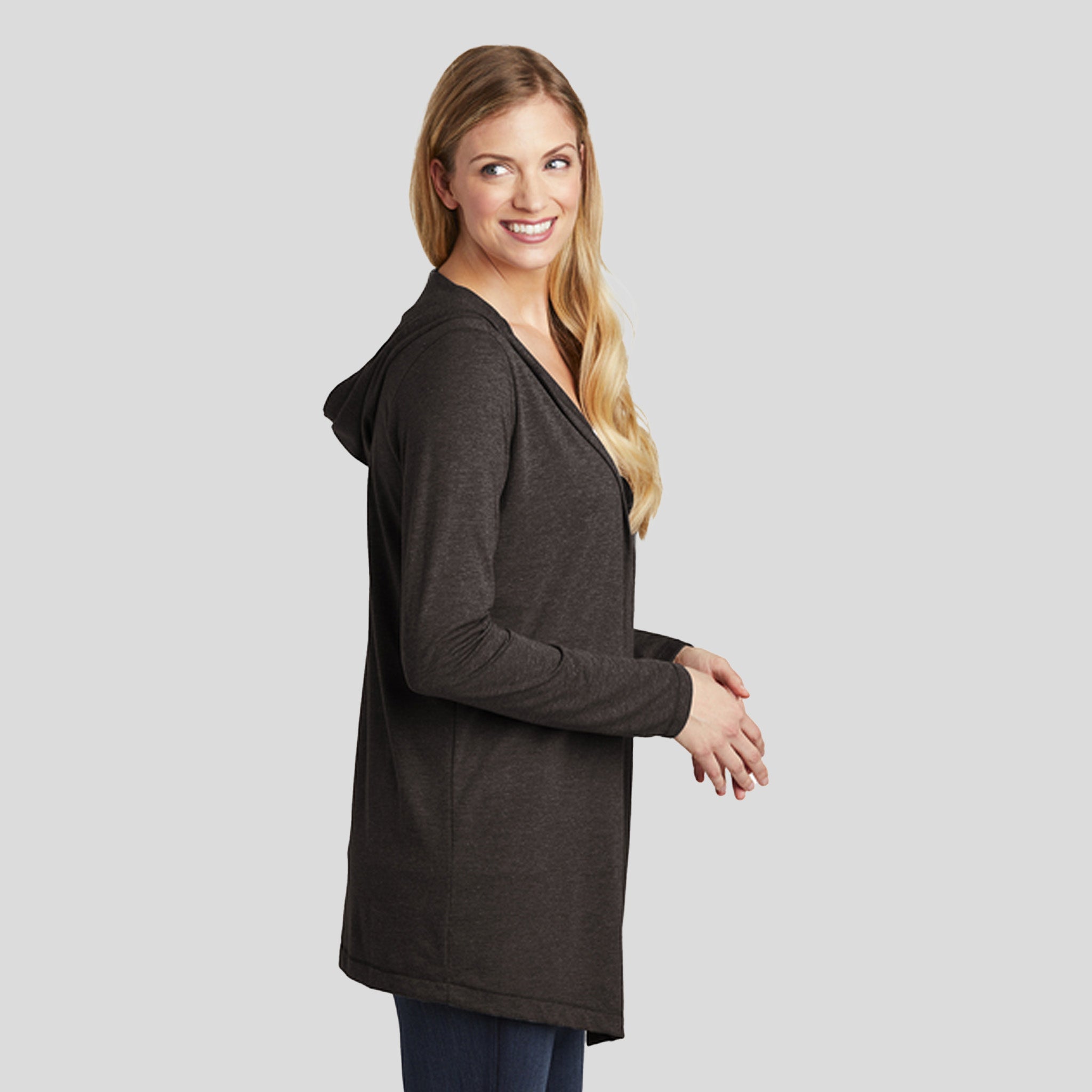 Women’s Perfect Tri ® Hooded Cardigan | Black Frost