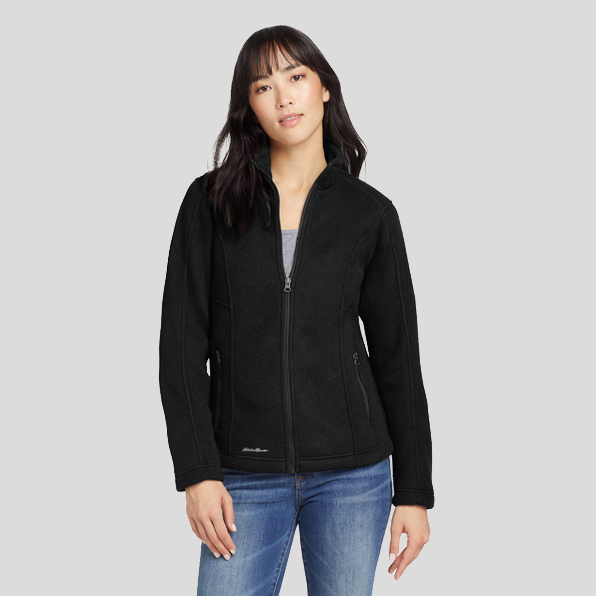 Women's Full-Zip Fleece Jacket | Black
