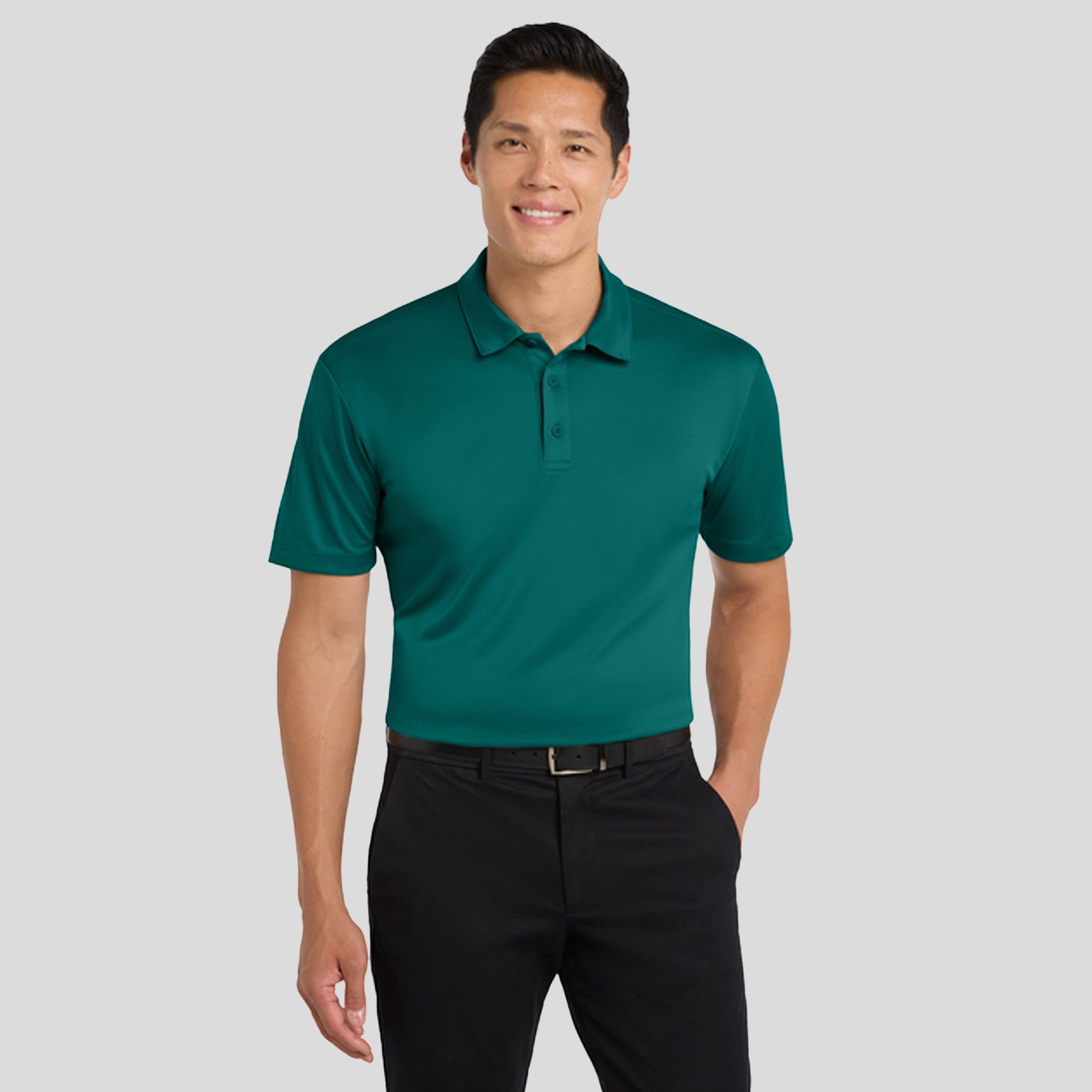 Men's Silk Touch™ Performance Polo | Teal Green