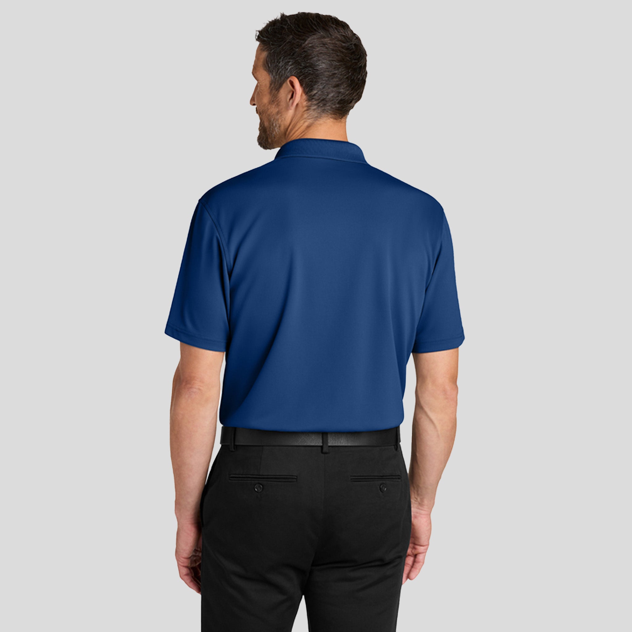 Men's Dry Zone® Stain-Release Grid Polo | Royal