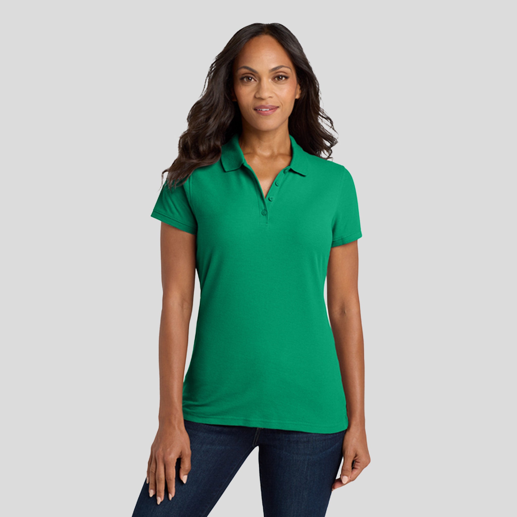 Women's Core Classic Pique Polo | Bright Kelly Green