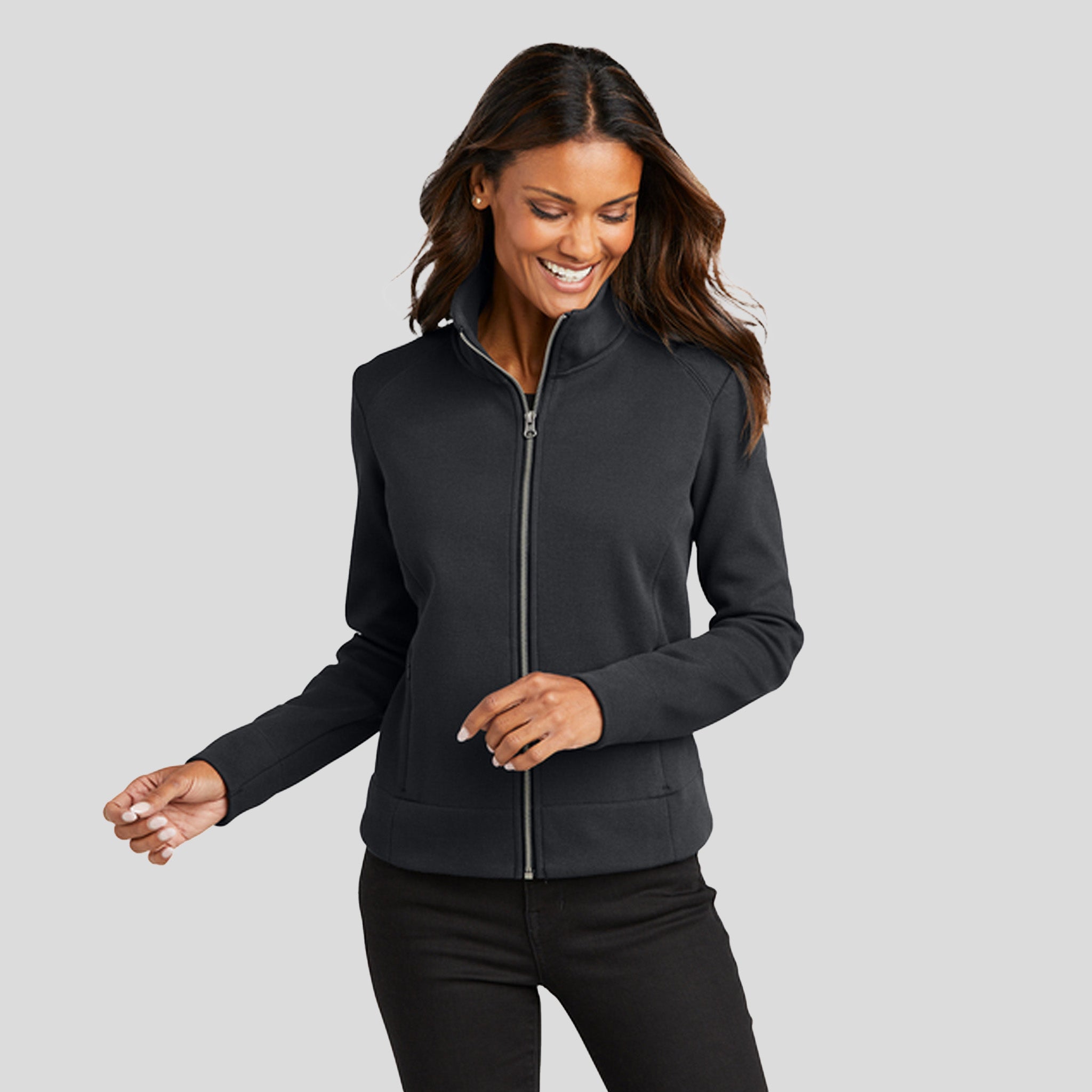 Women's Network Fleece Jacket | Charcoal