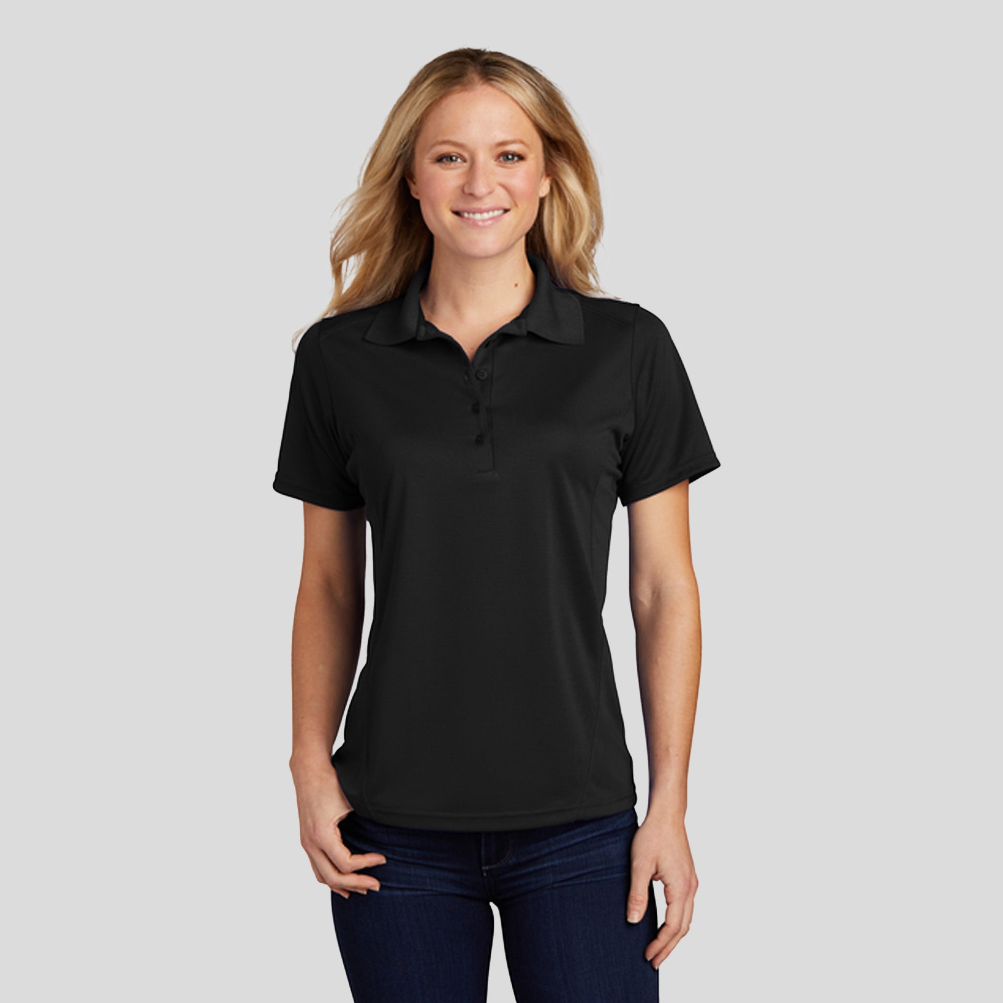 Women's Dry Zone® Raglan Accent Polo | Black
