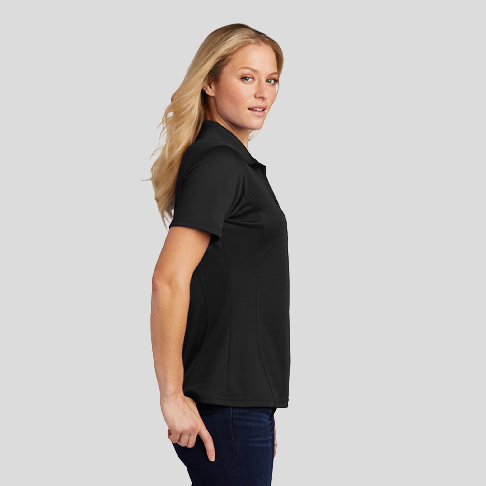 Women's Dry Zone® Raglan Accent Polo | Black