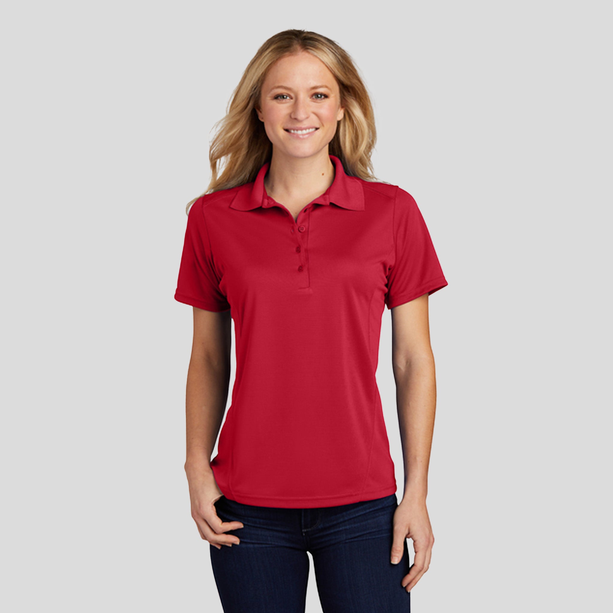 Women's Dry Zone® Raglan Accent Polo | True Red
