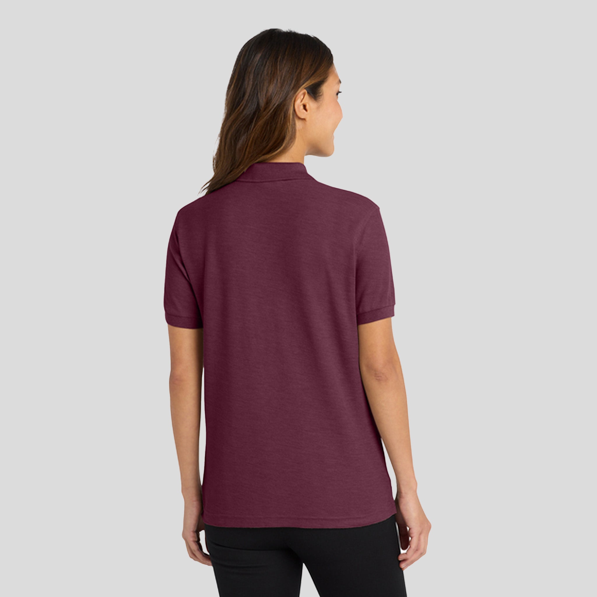 Women's Silk Touch™ Polo | Burgundy