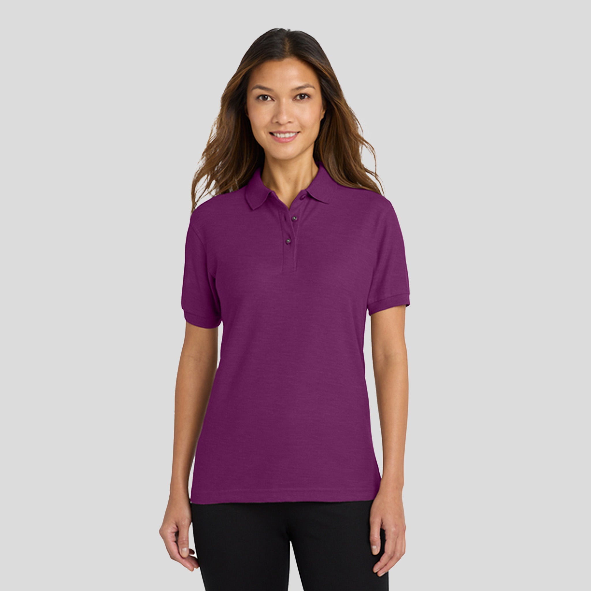 Women's Silk Touch™ Polo | Deep Berry