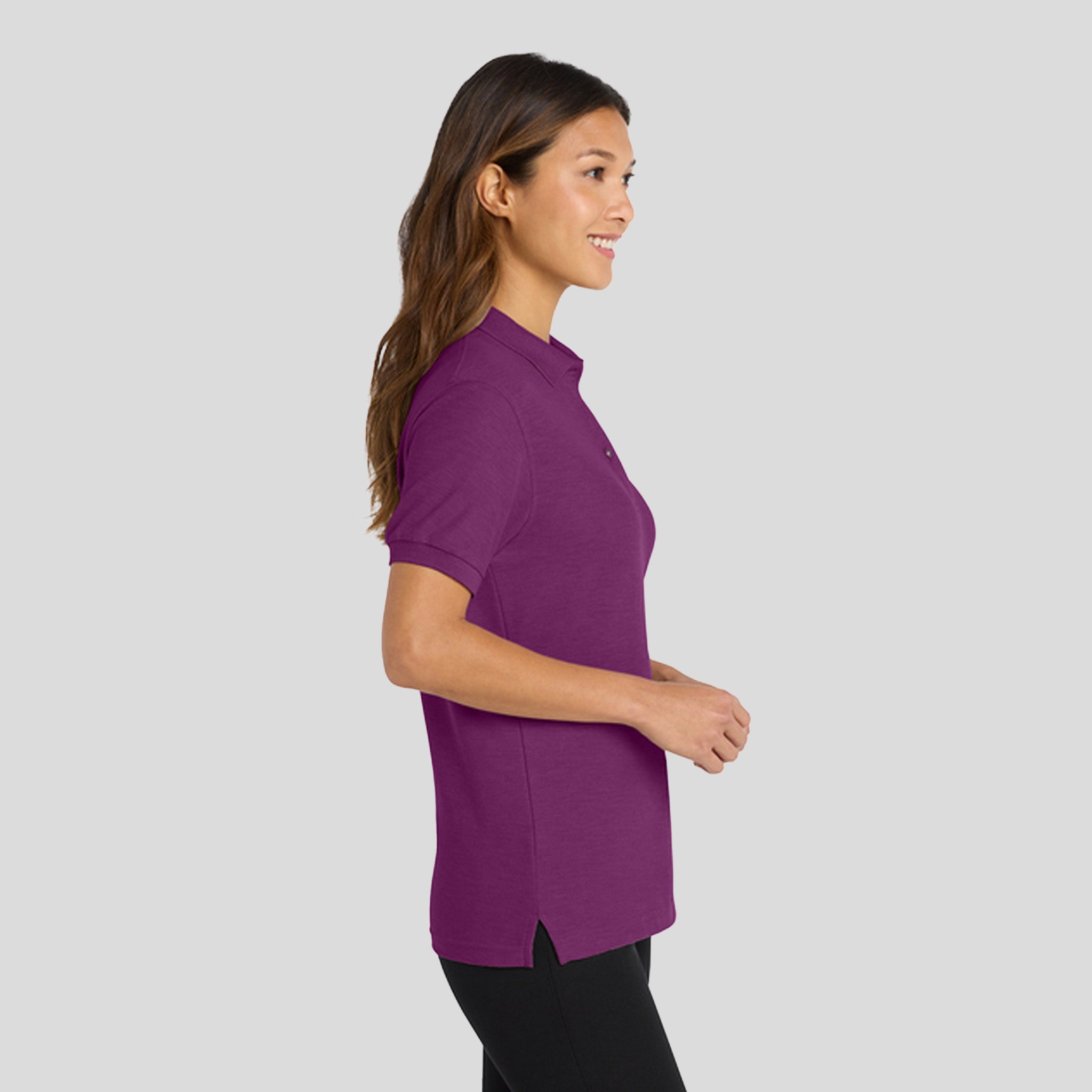 Women's Silk Touch™ Polo | Deep Berry
