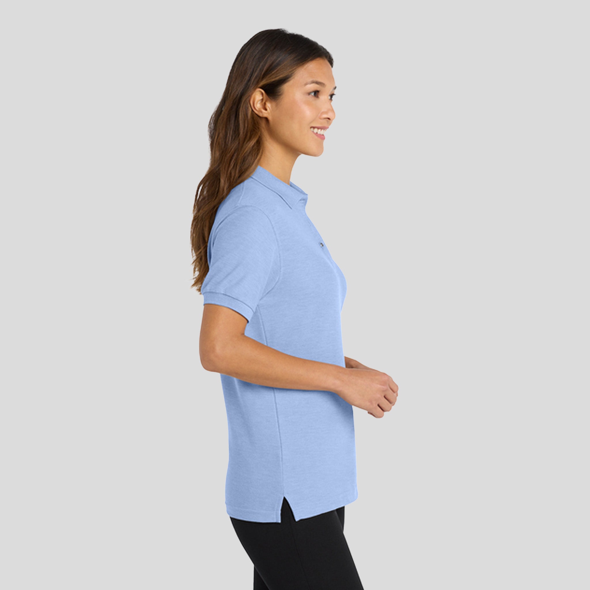 Women's Silk Touch™ Polo | Light Blue