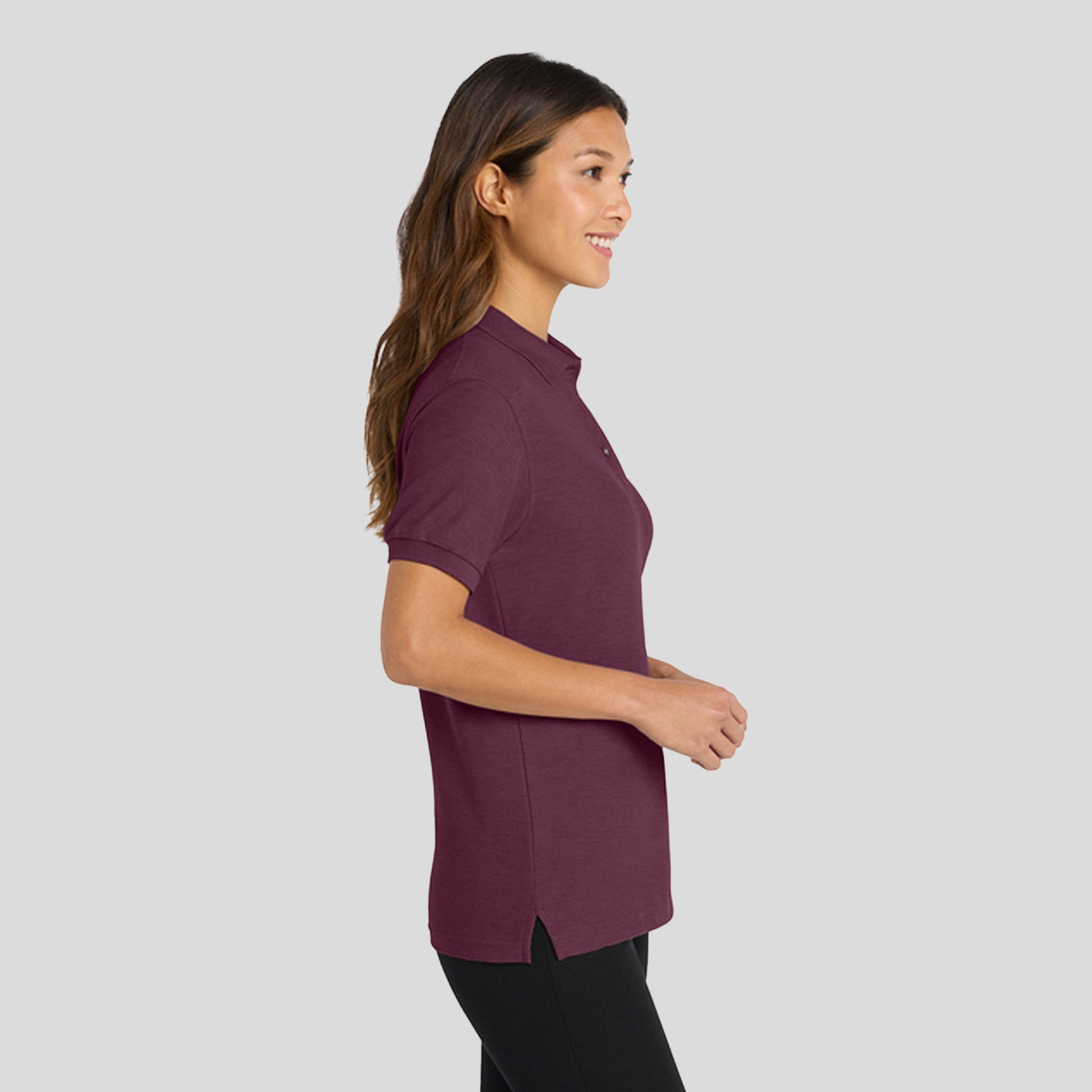 Women's Silk Touch™ Polo | Maroon