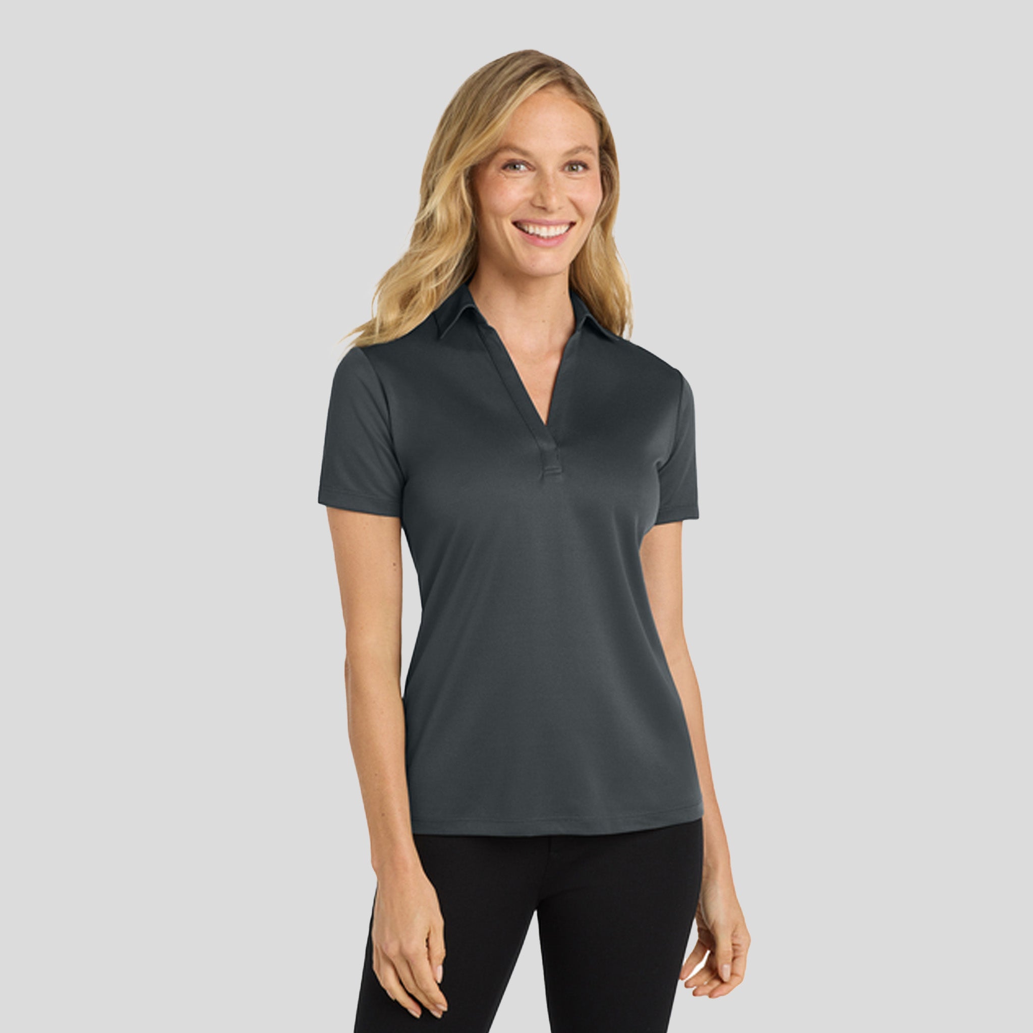 Women's Silk Touch™ Performance Polo | Steel Grey