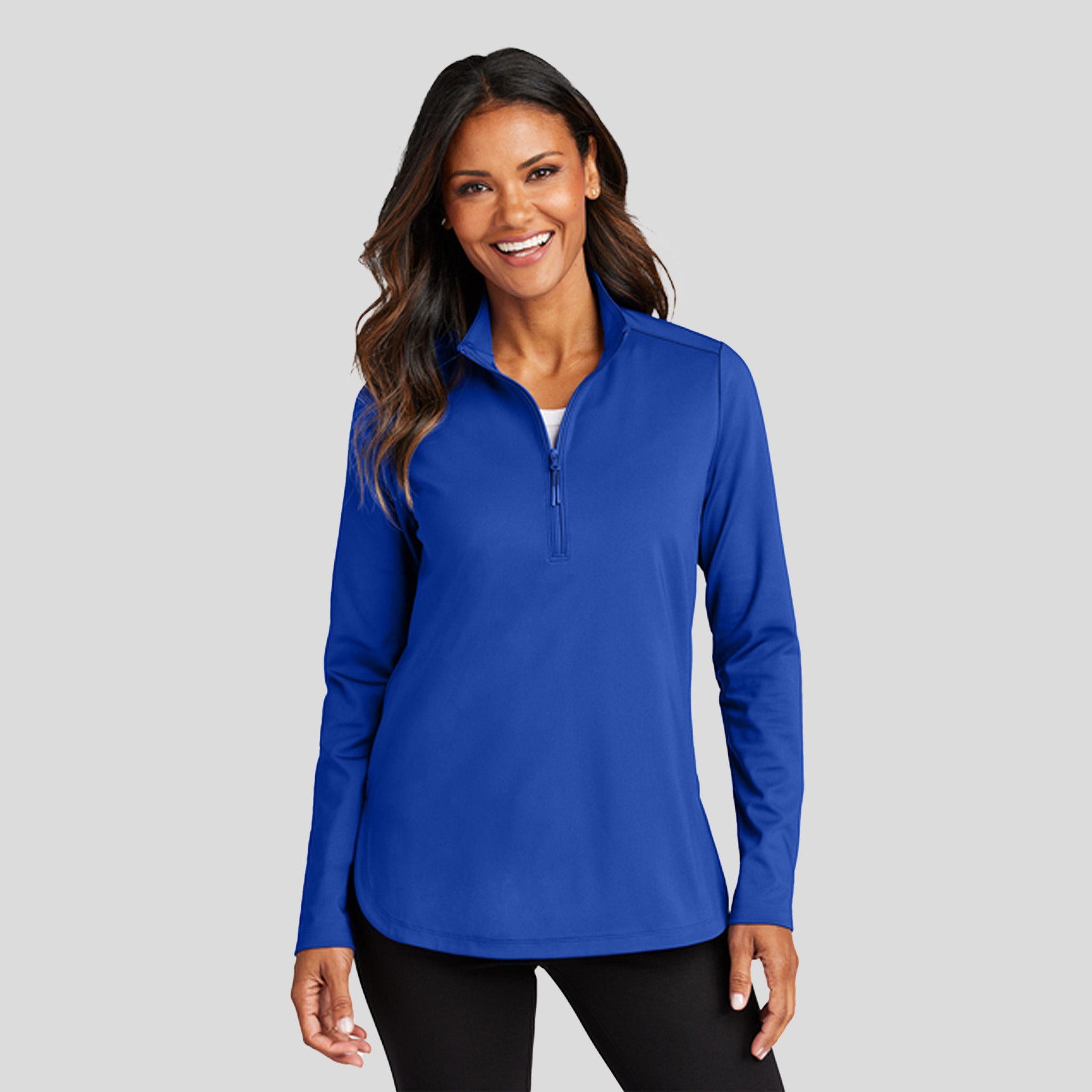 Women's C-FREE® Double Knit 1/4-Zip | Royal