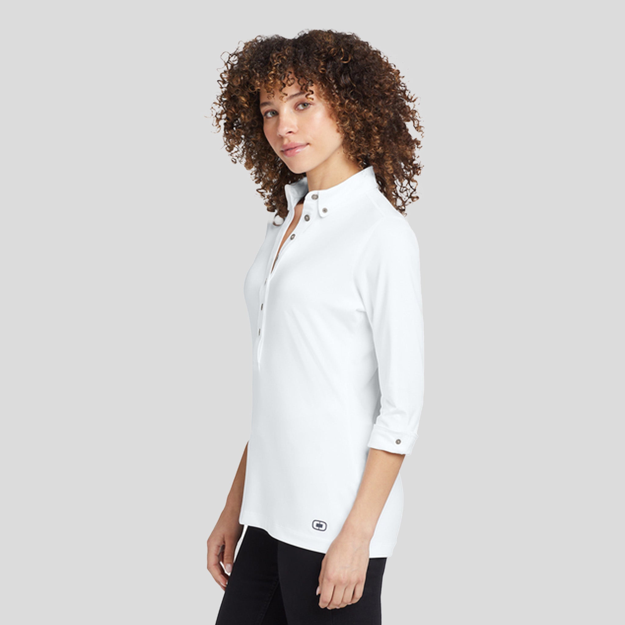 Women's Gauge Polo | White
