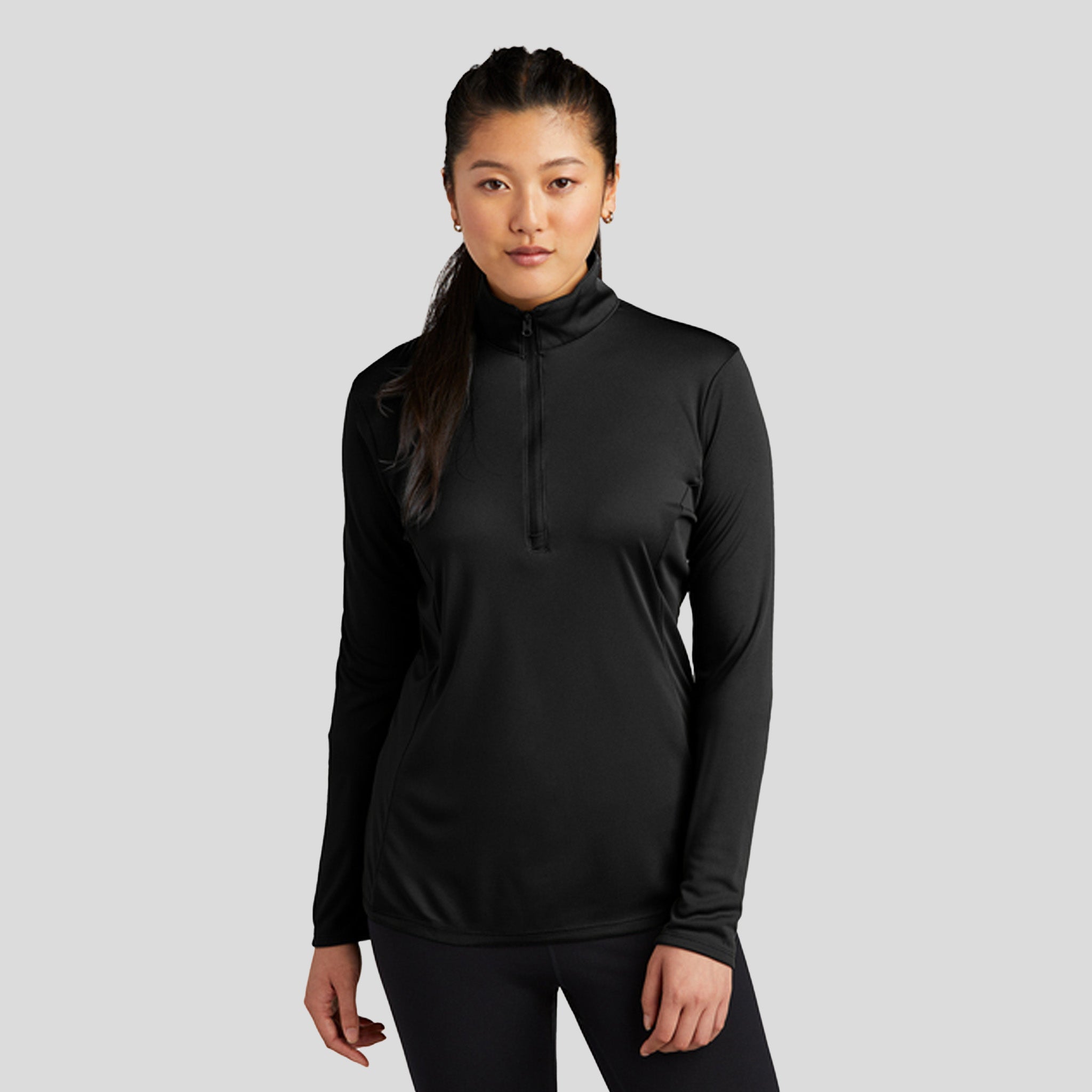 Women's PosiCharge® Competitor™ 1/4-Zip Pullover | Black