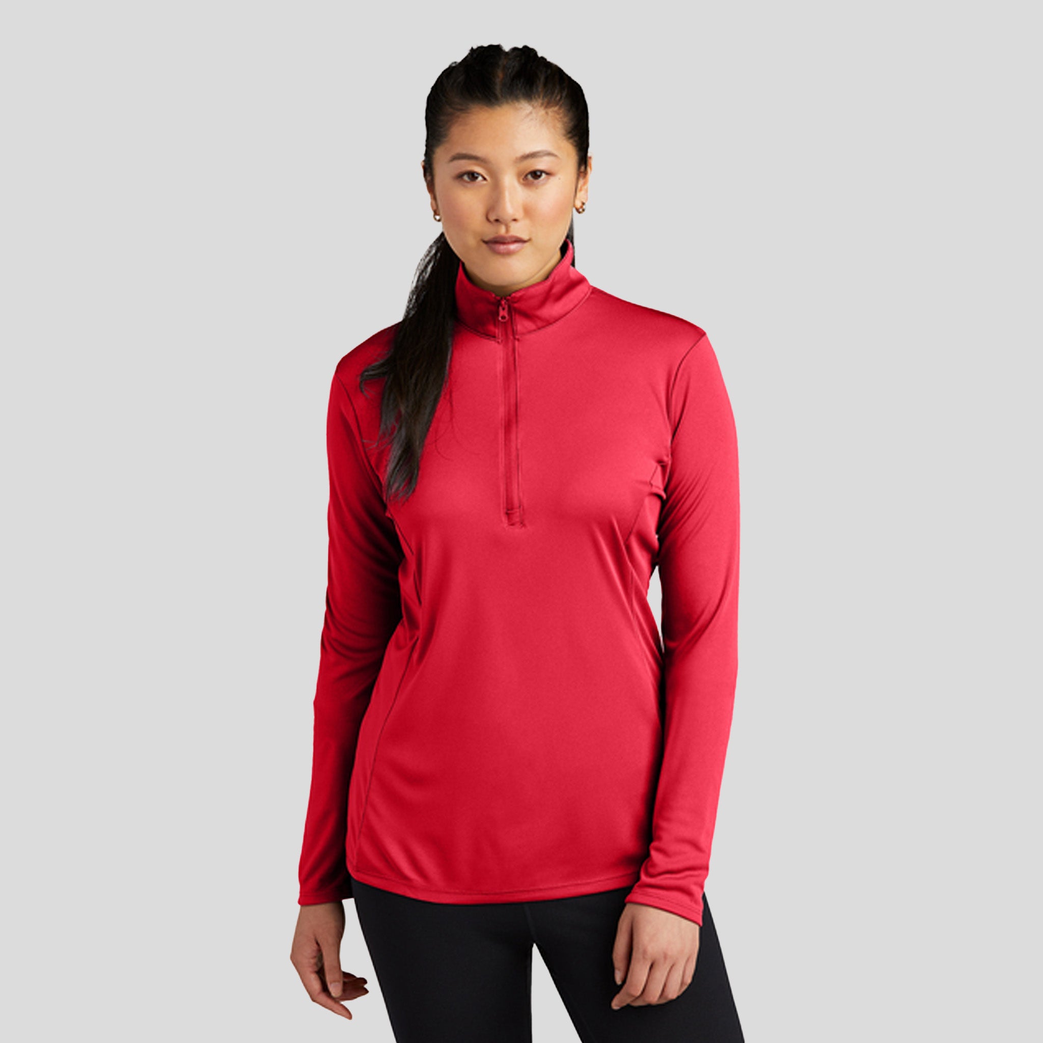 Women's PosiCharge® Competitor™ 1/4-Zip Pullover | Red