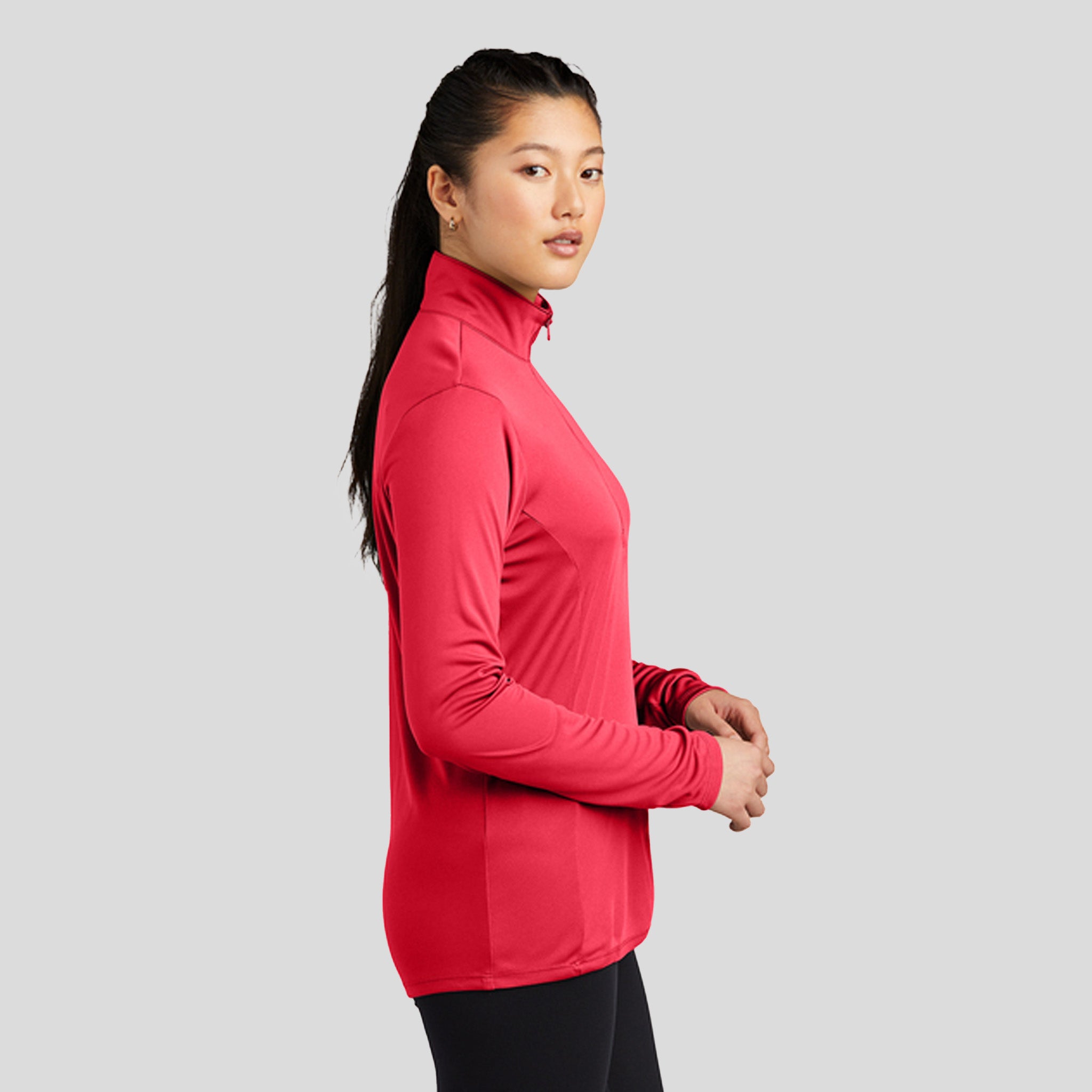 Women's PosiCharge® Competitor™ 1/4-Zip Pullover | Red