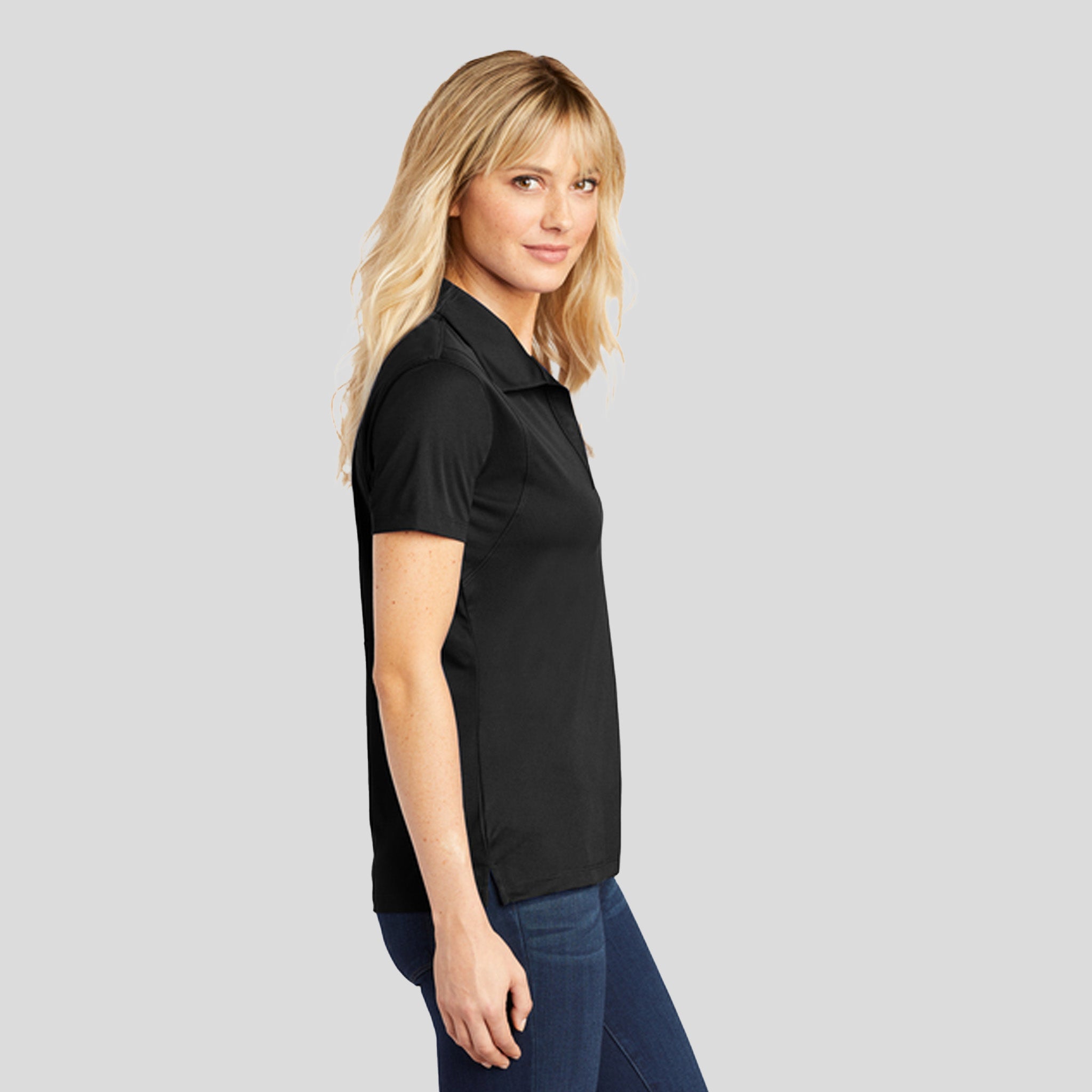 Women's Micropique Sport-Wick® Polo | Black