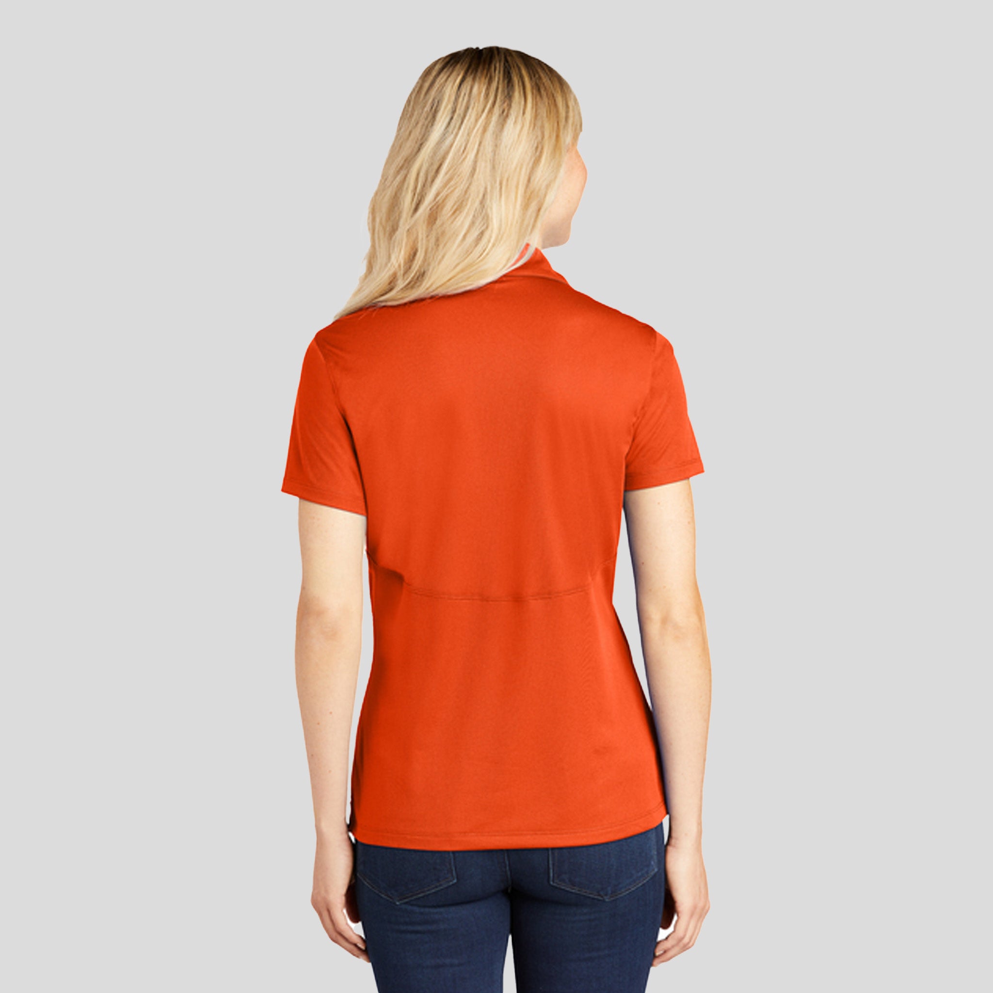 Women's Micropique Sport-Wick® Polo | Deep Orange