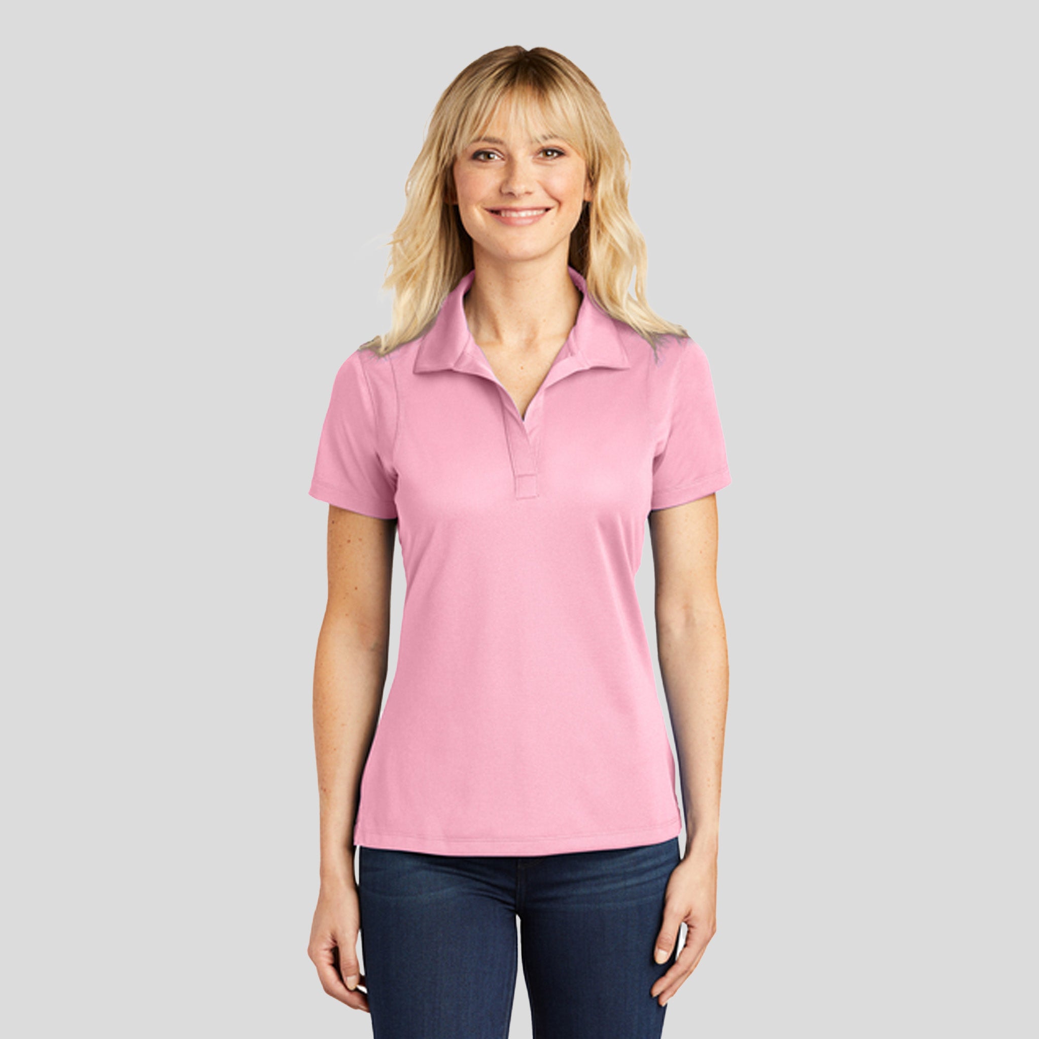 Women's Micropique Sport-Wick® Polo | Light Pink