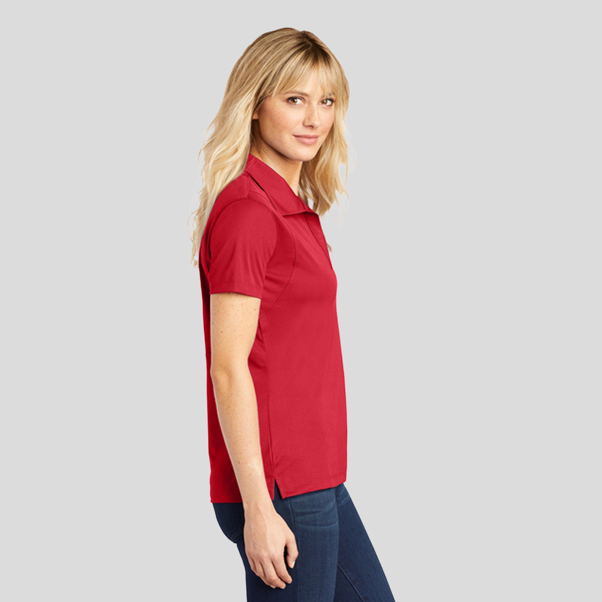 Women's Micropique Sport-Wick® Polo | Red