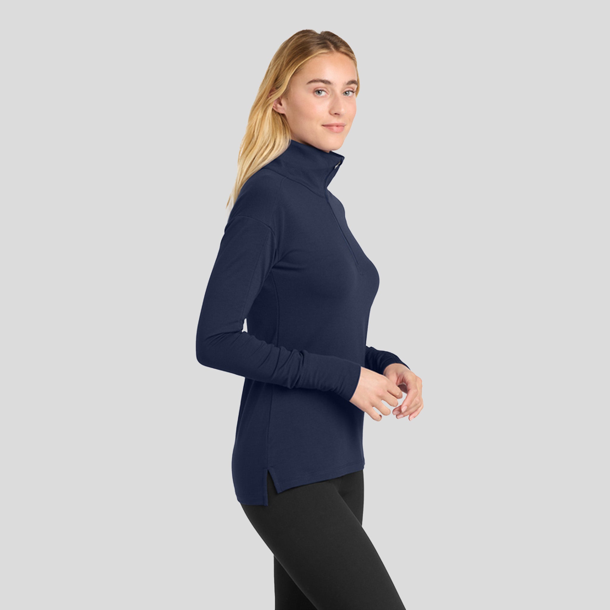 Women's Sport-Wick® Flex Fleece 1/4-Zip | True Navy