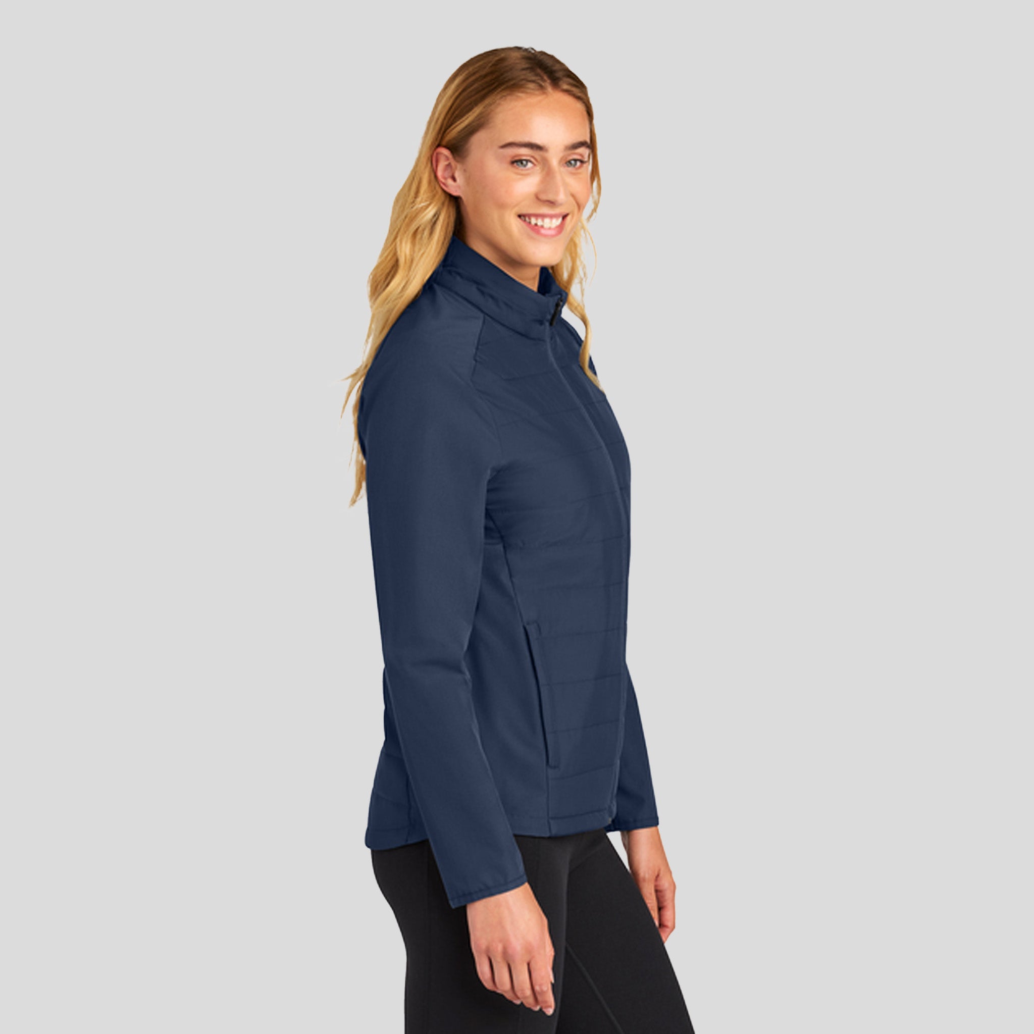 Women’s Teknical Hybrid Jacket | True Navy