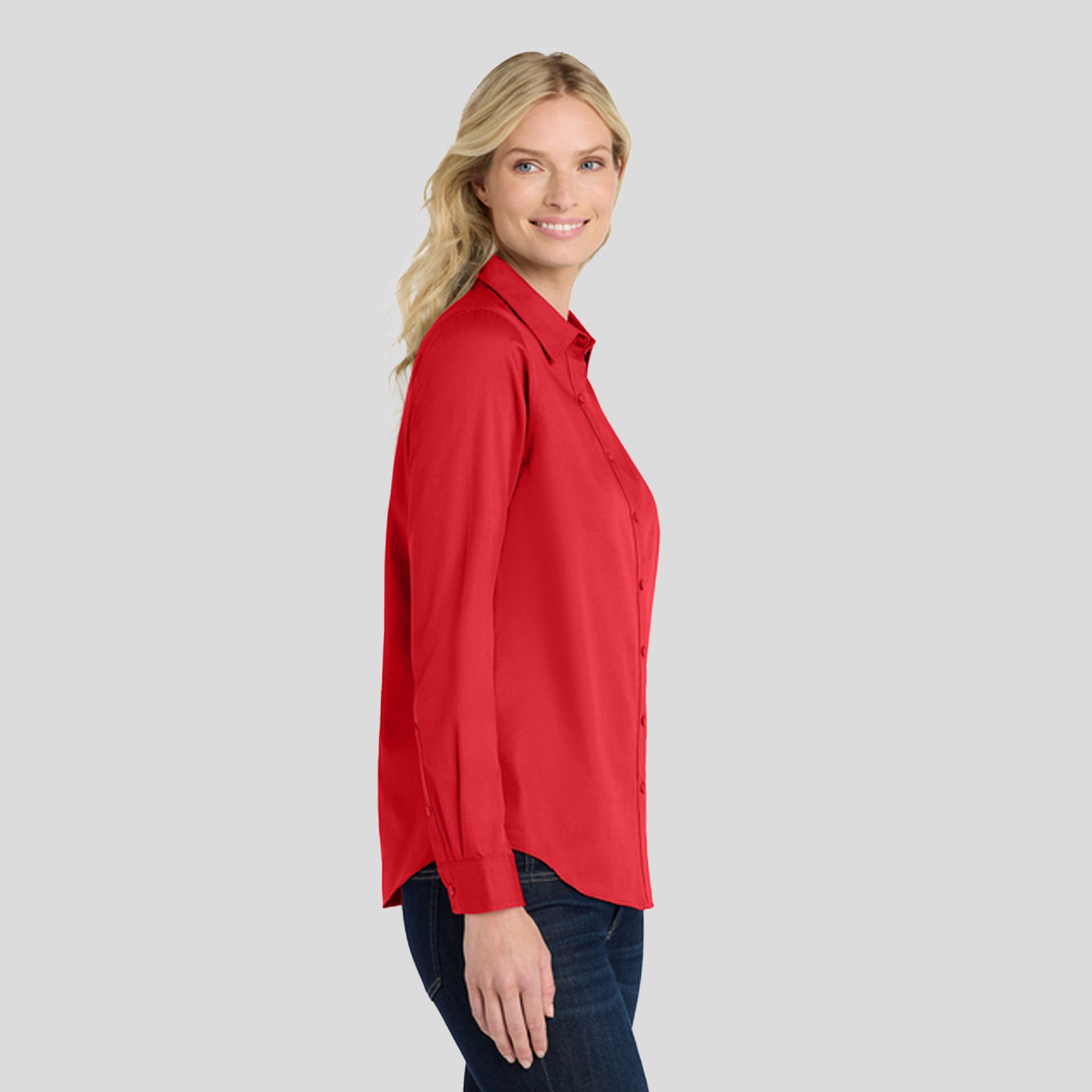 Women's Long Sleeve SuperPro React ™ | Rich Red