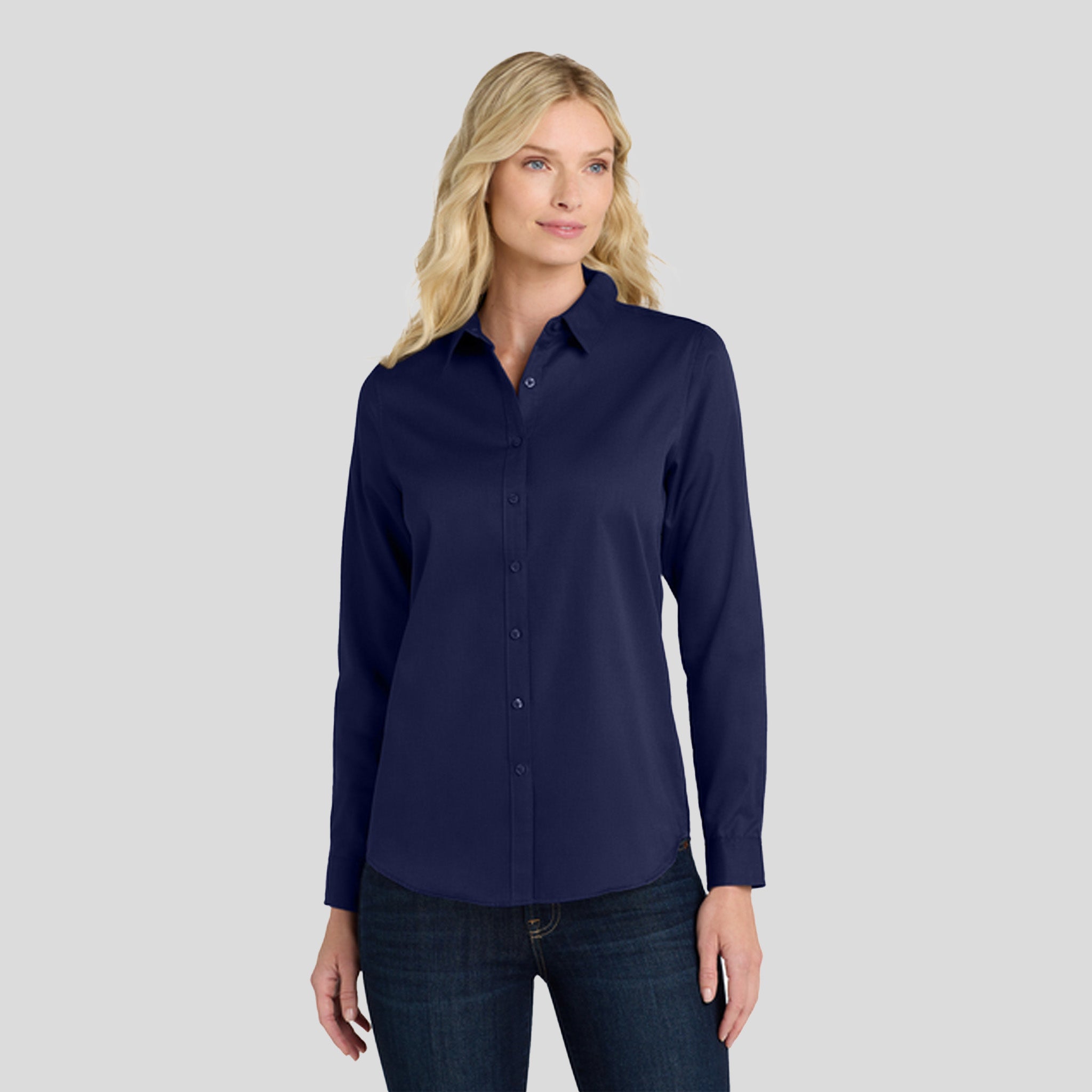 Women's Long Sleeve SuperPro React ™ | True Navy