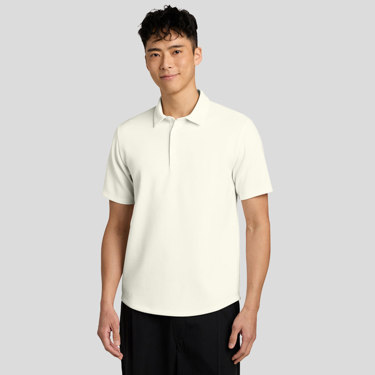 Men's Lite Spacer Polo | Ivory Chiffon