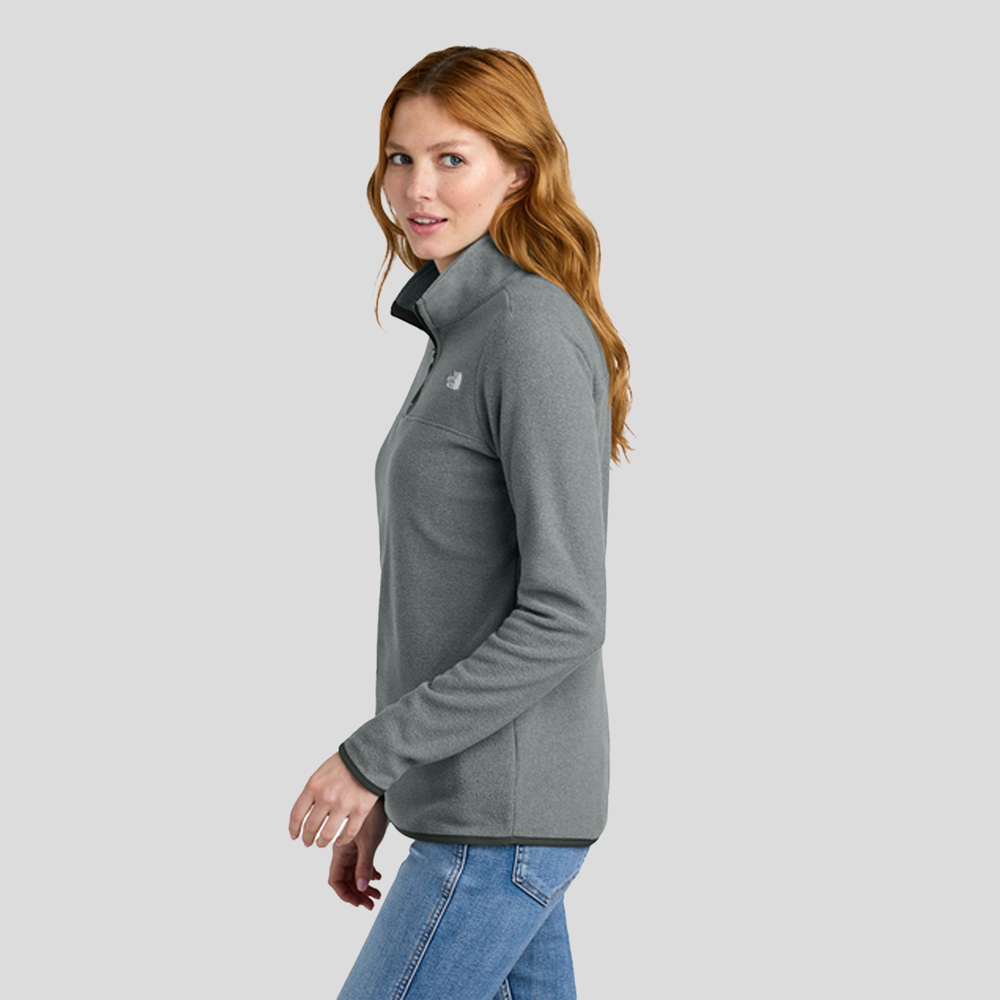Women's Glacier 1/4-Zip Fleece | TNF Medium Grey Heather