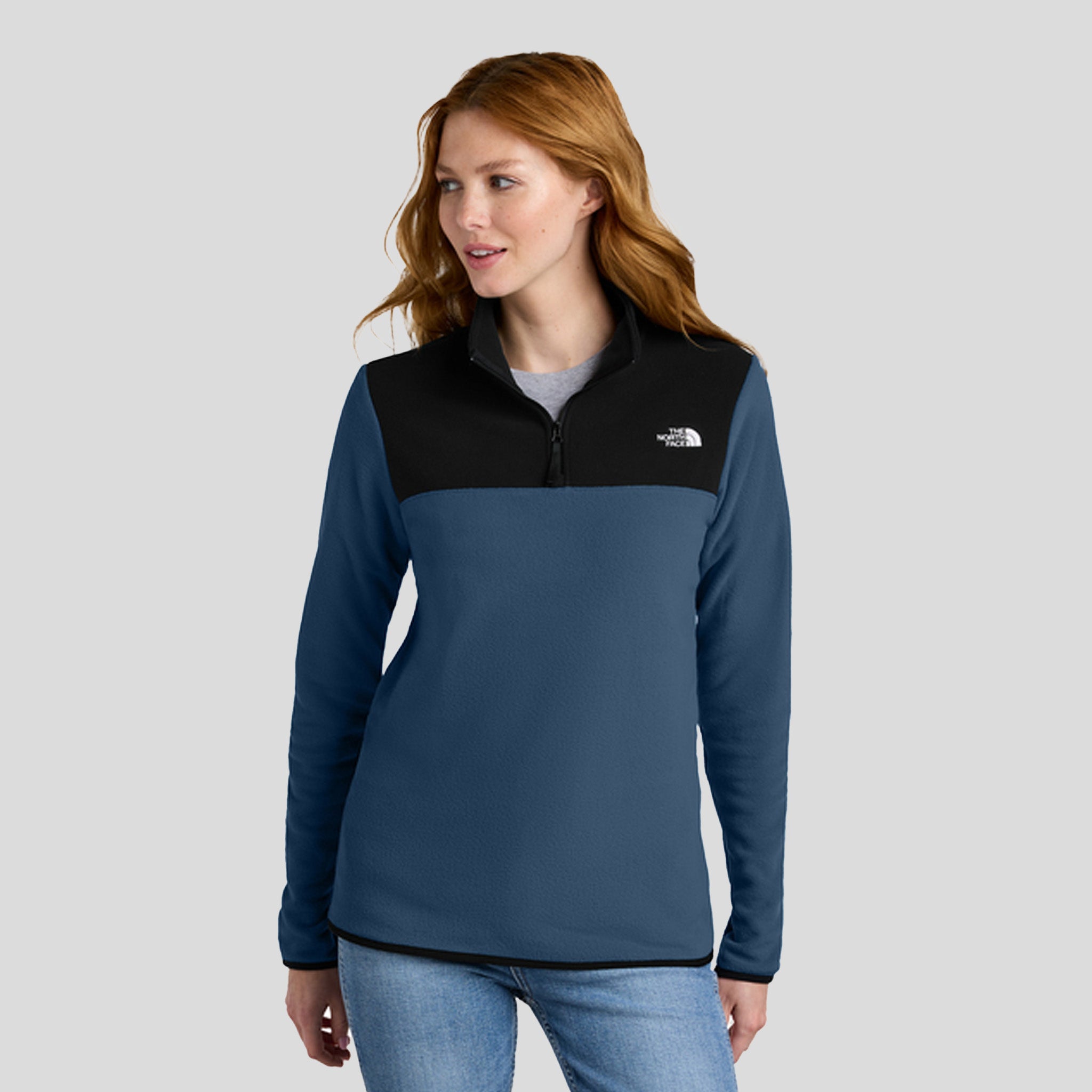 Women's Glacier 1/4-Zip Fleece | Shady Blue/TNF Black
