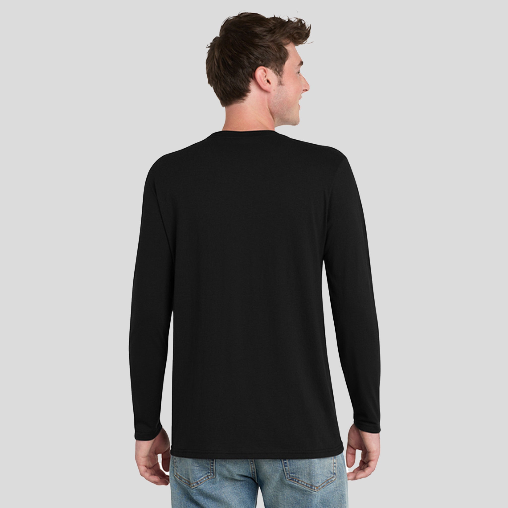 Tri-Blend Long Sleeve Tee | Black