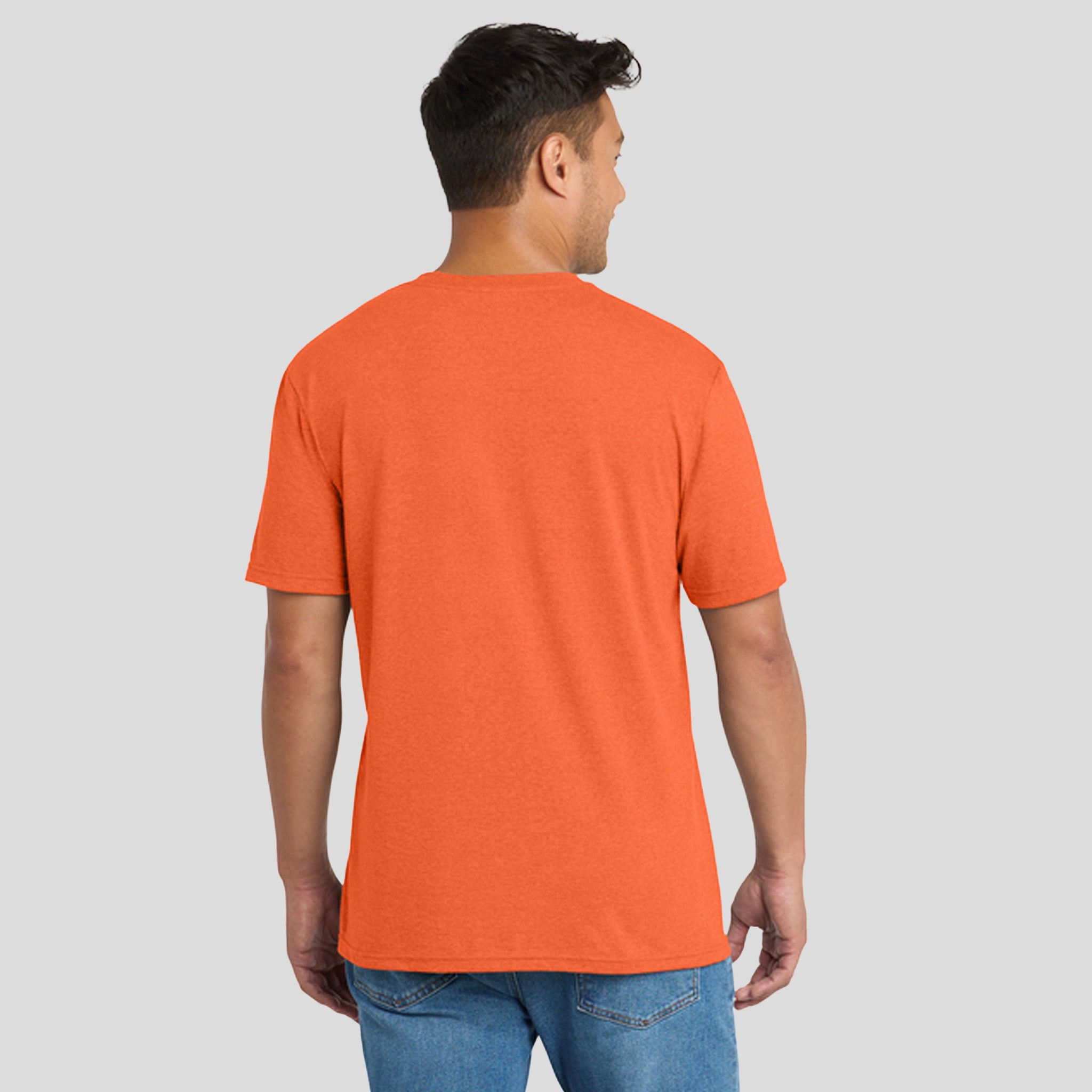 Tri-Blend Tee | Deep Orange Heather