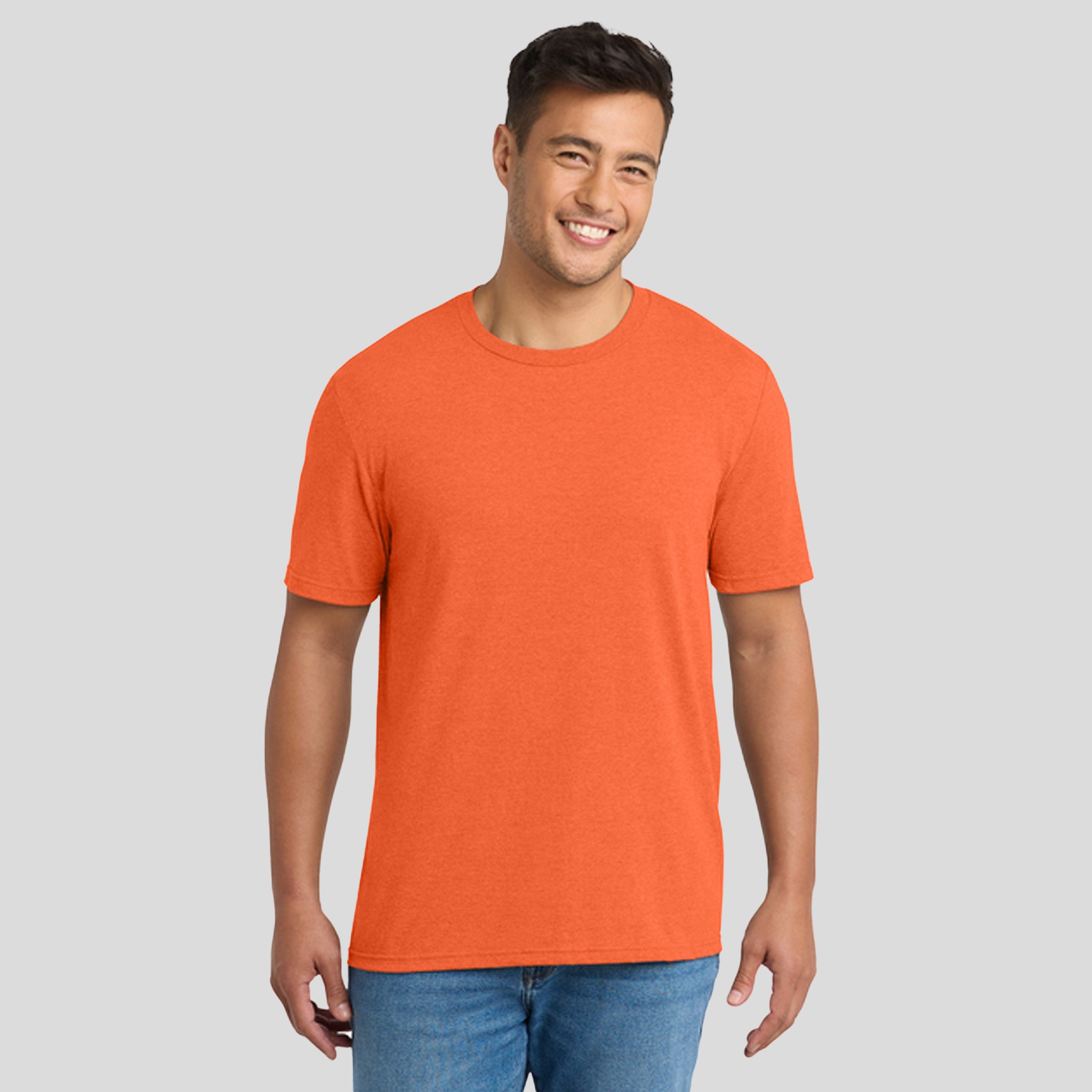 Tri-Blend Tee | Deep Orange Heather