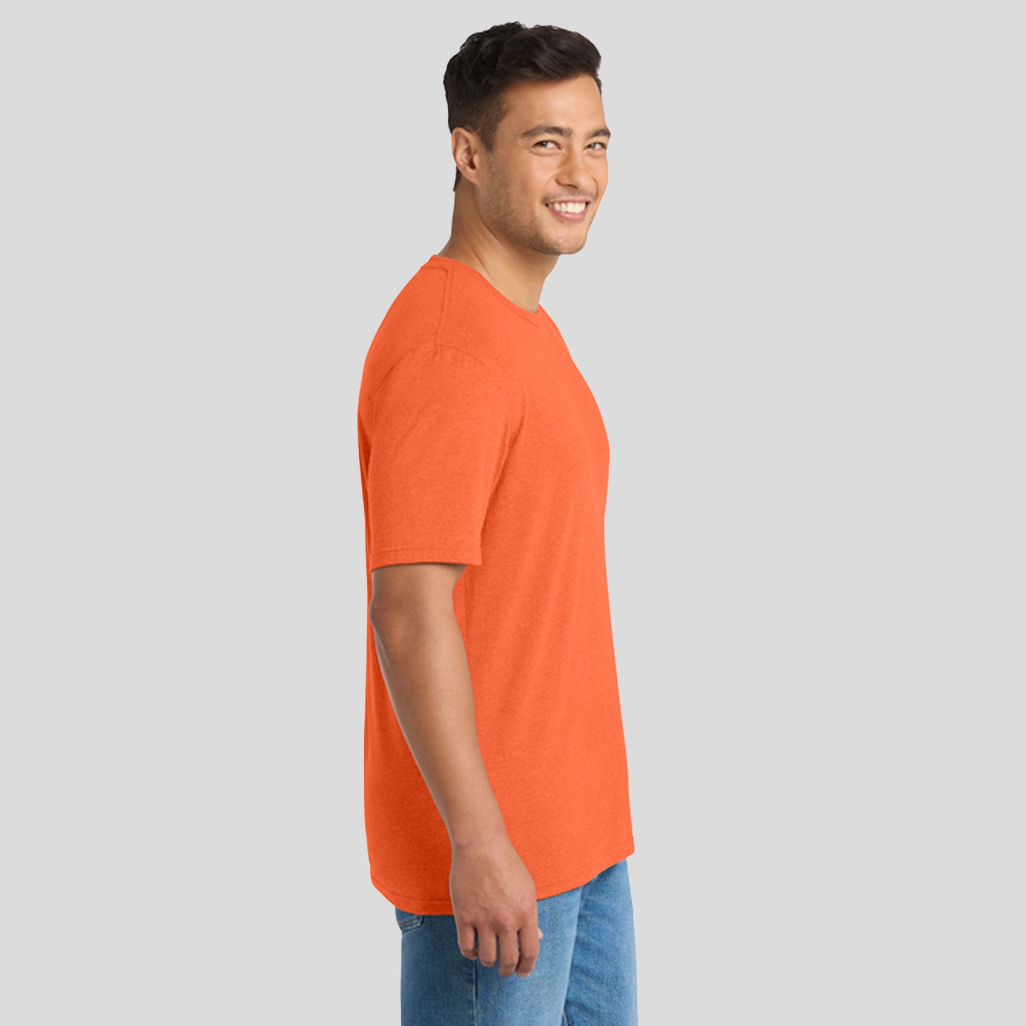 Tri-Blend Tee | Deep Orange Heather